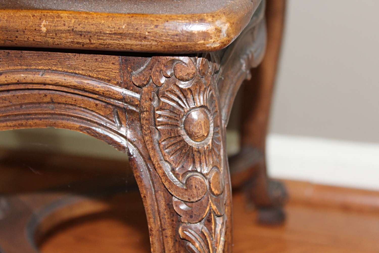 Louis XV Style Cane Armchair