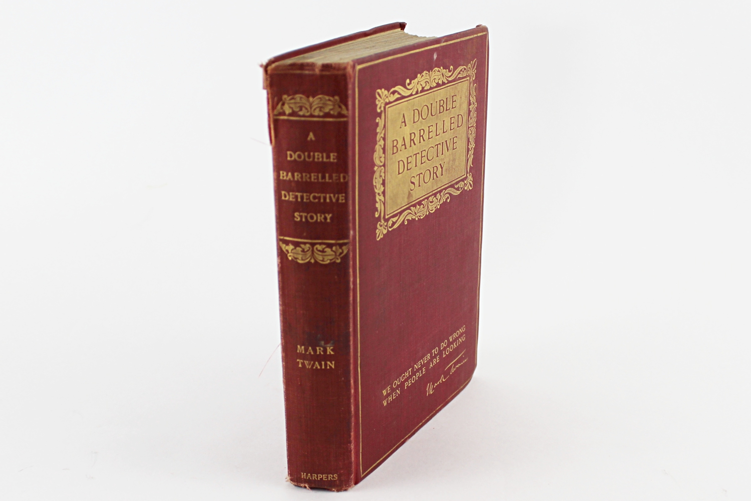 "A Double Barrelled Detective Story" by Mark Twain