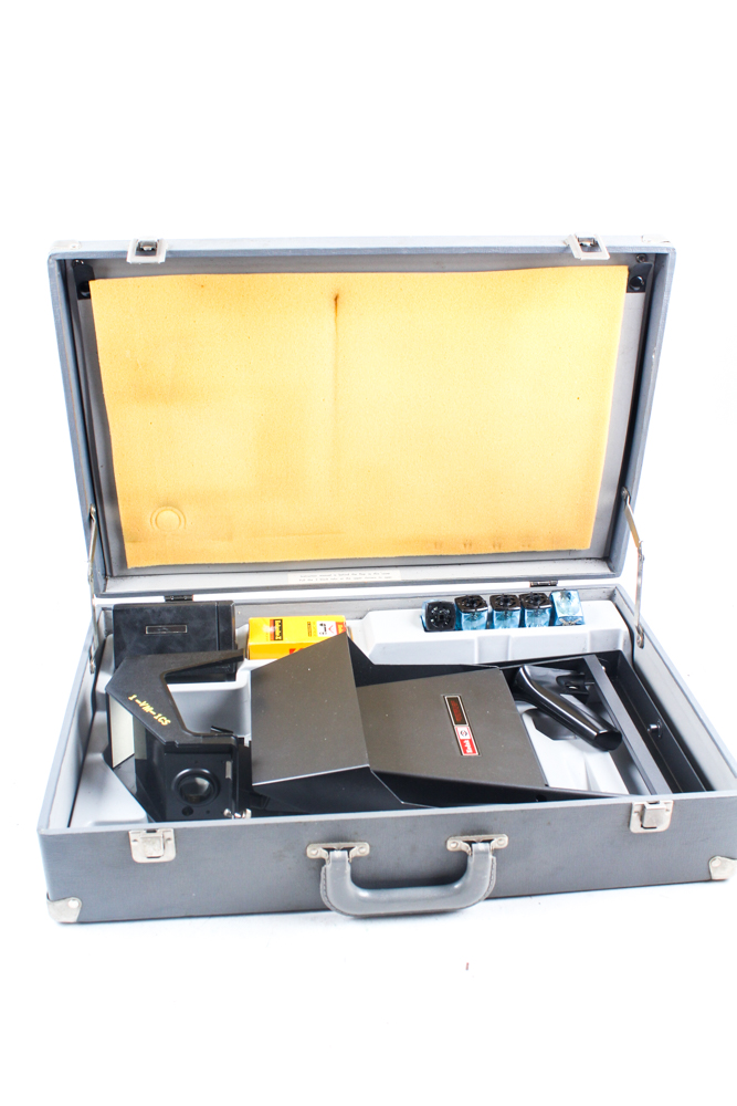 Vintage Kodak Instamatic Projectors with Kodak Ektagraphic Visualmaker Model 2