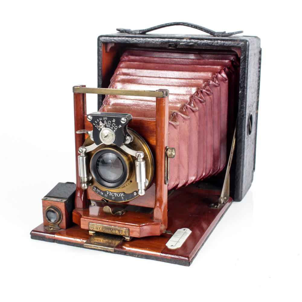 Antique Pony Premo No. 4 Folding Bellows Camera