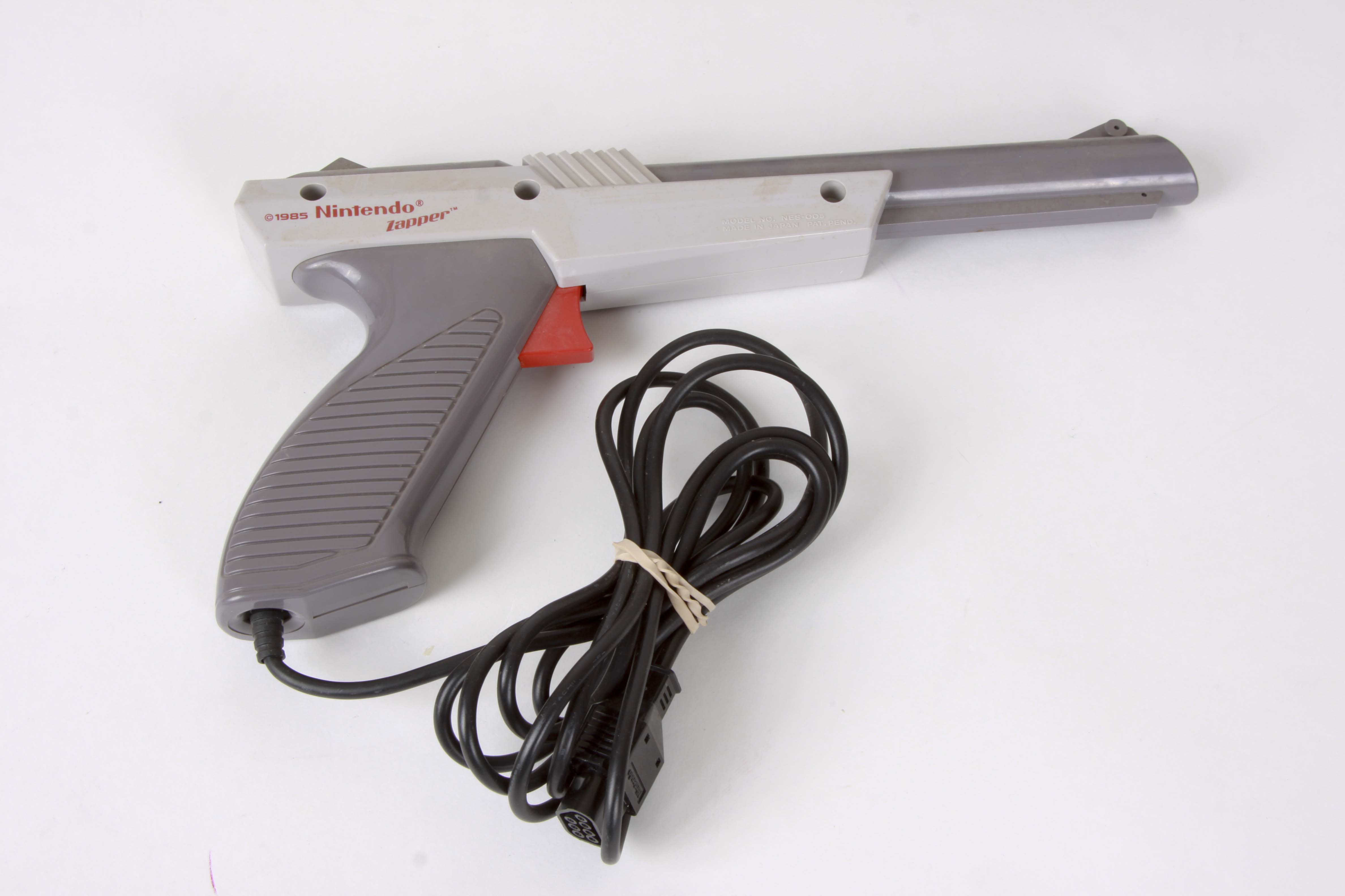 Vintage Nintendo NES System with Controllers and Games