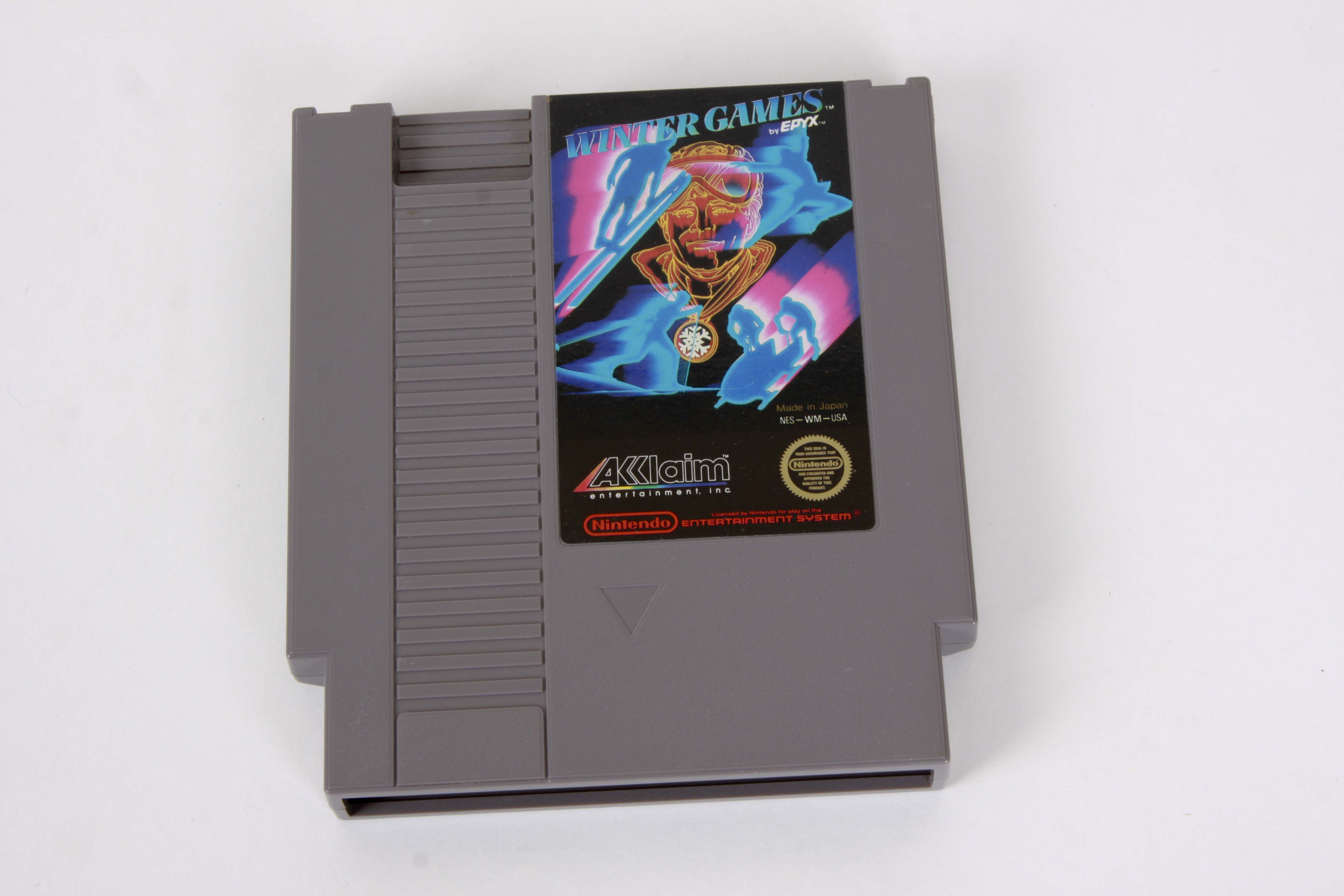 Vintage Nintendo NES System with Controllers and Games