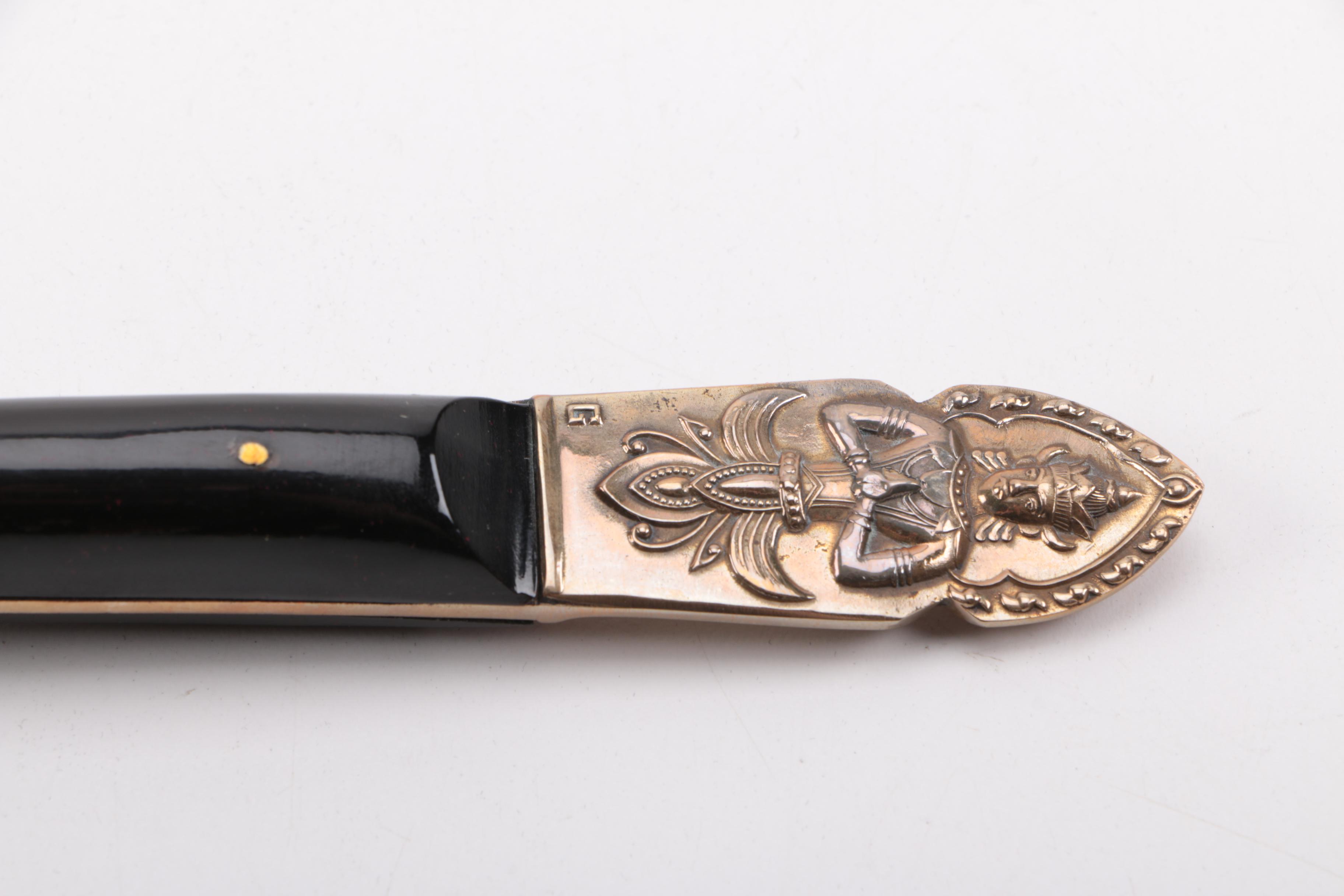 Assortment of Gold-Tone Serving Utensils