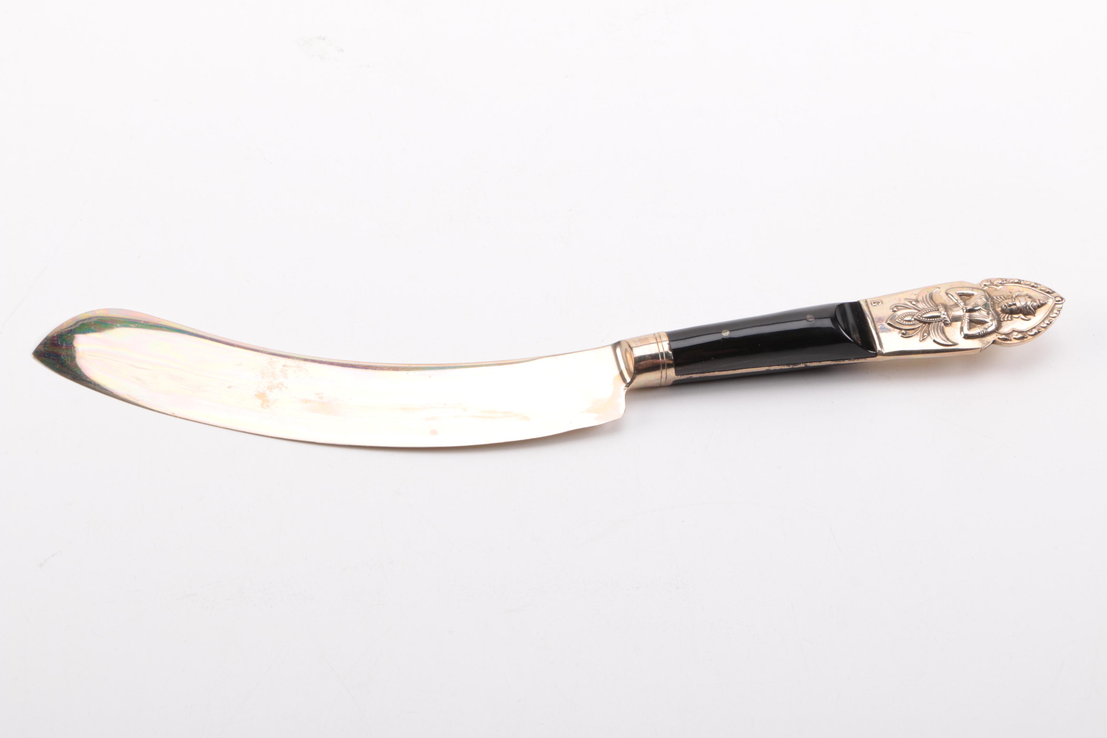 Assortment of Gold-Tone Serving Utensils