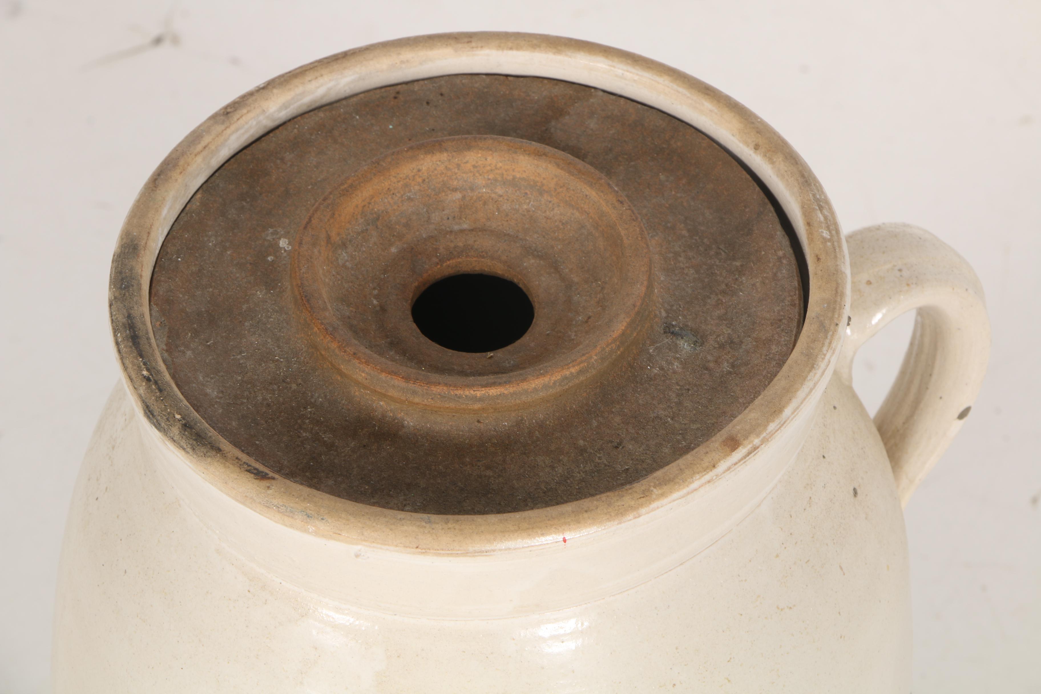 Vintage Stoneware Butter Churn Jug