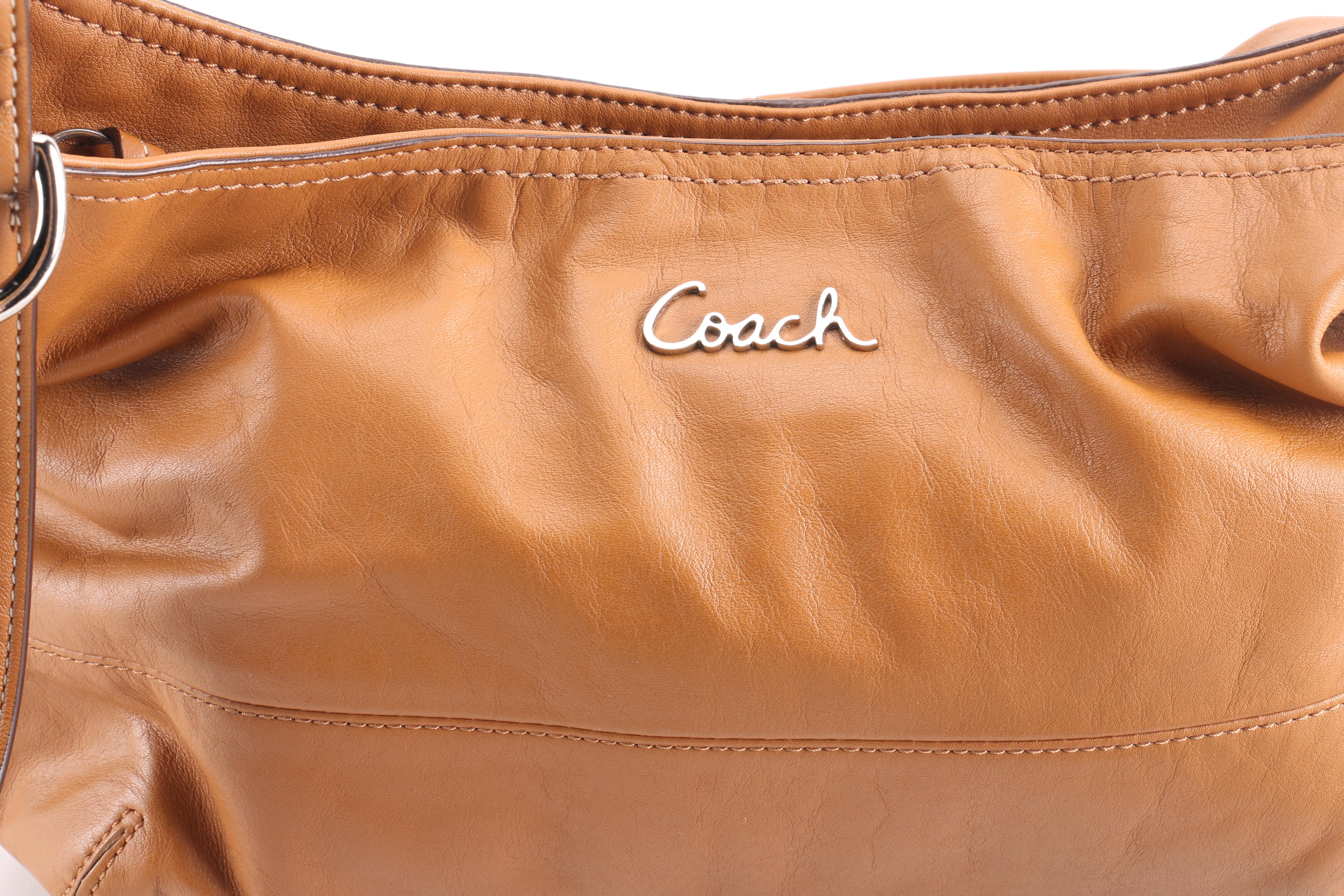 Leather Shoulder Bag by Coach