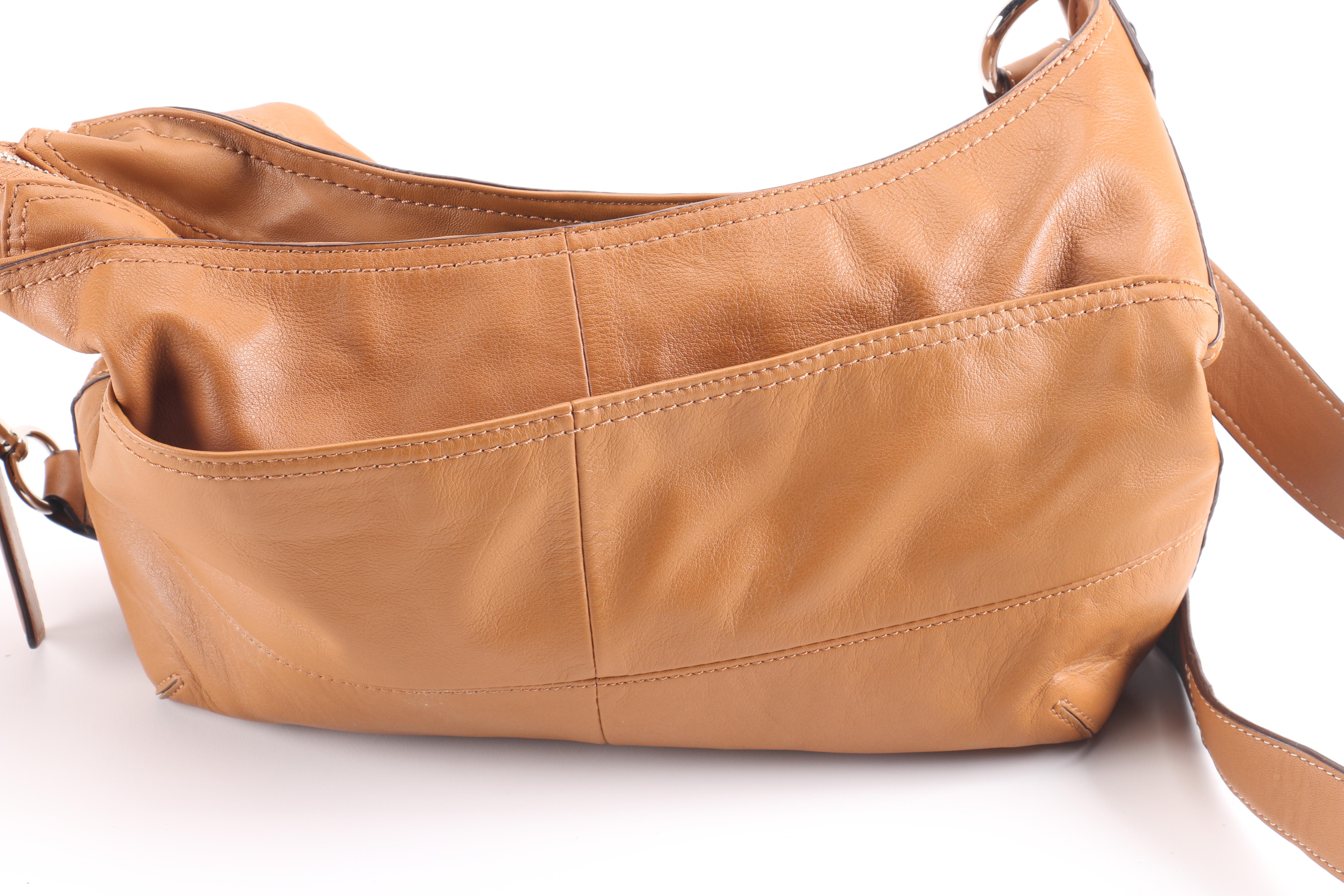 Leather Shoulder Bag by Coach