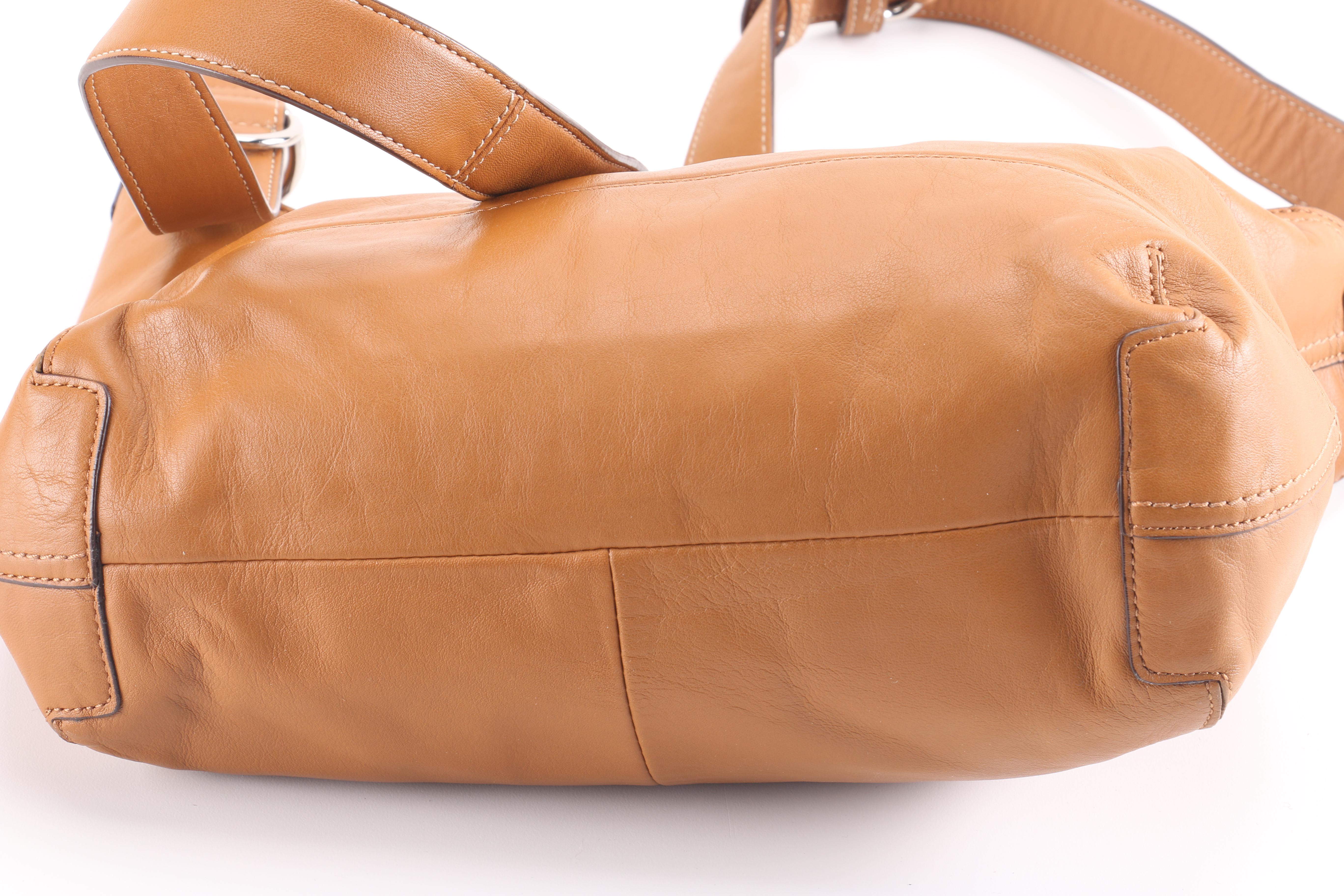 Leather Shoulder Bag by Coach