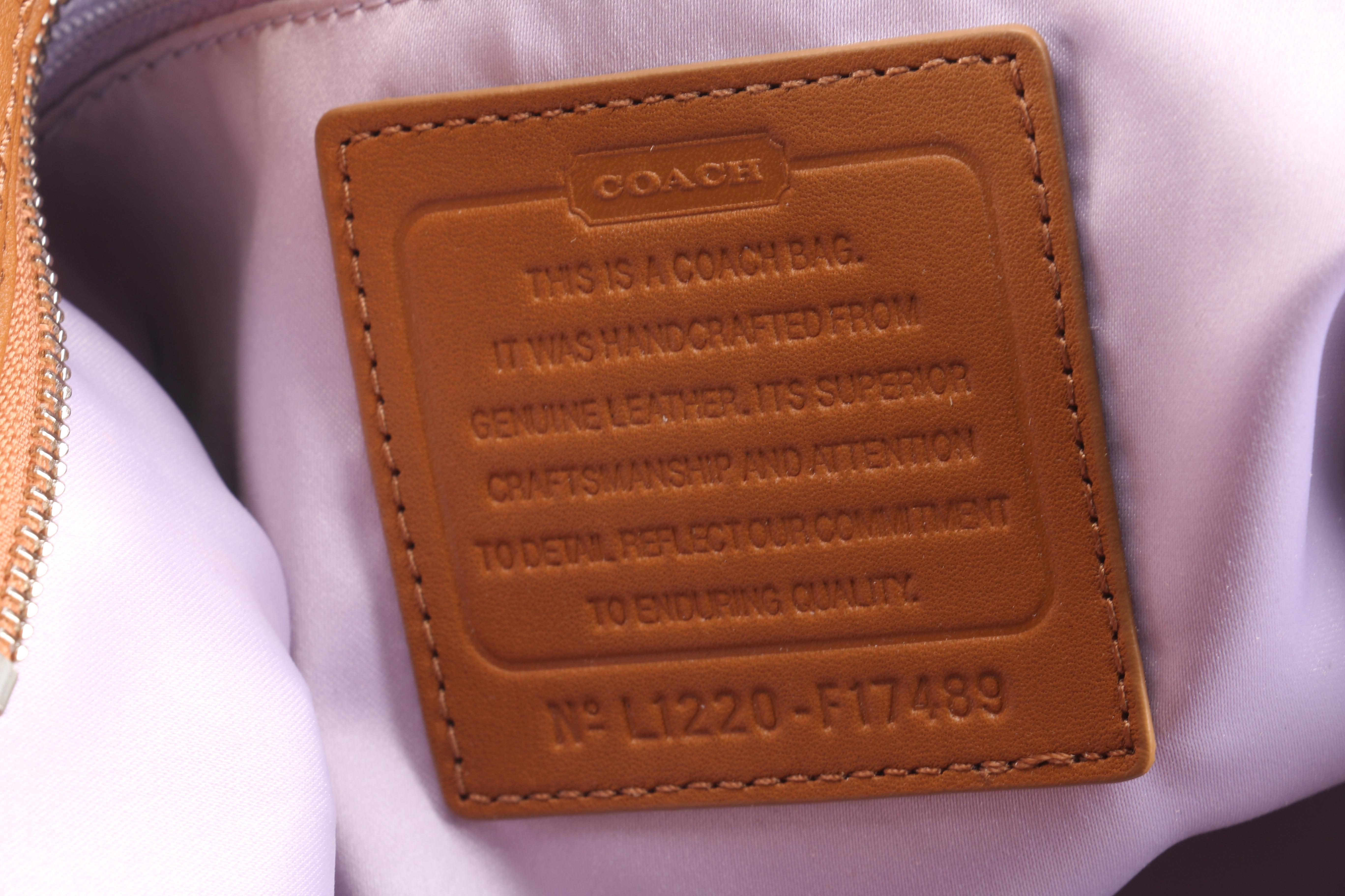 Leather Shoulder Bag by Coach