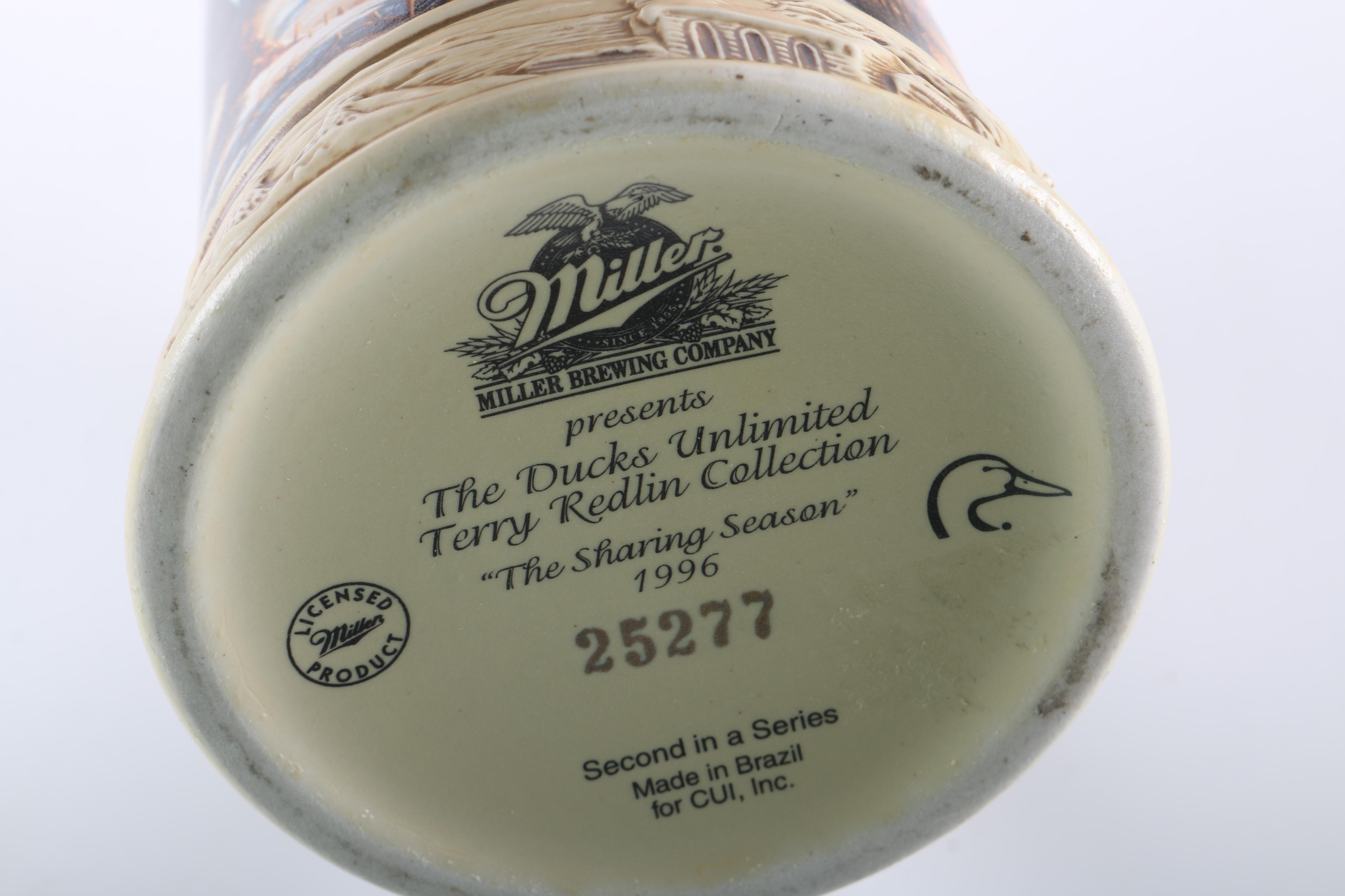 Decorated Ceramic Beer Steins