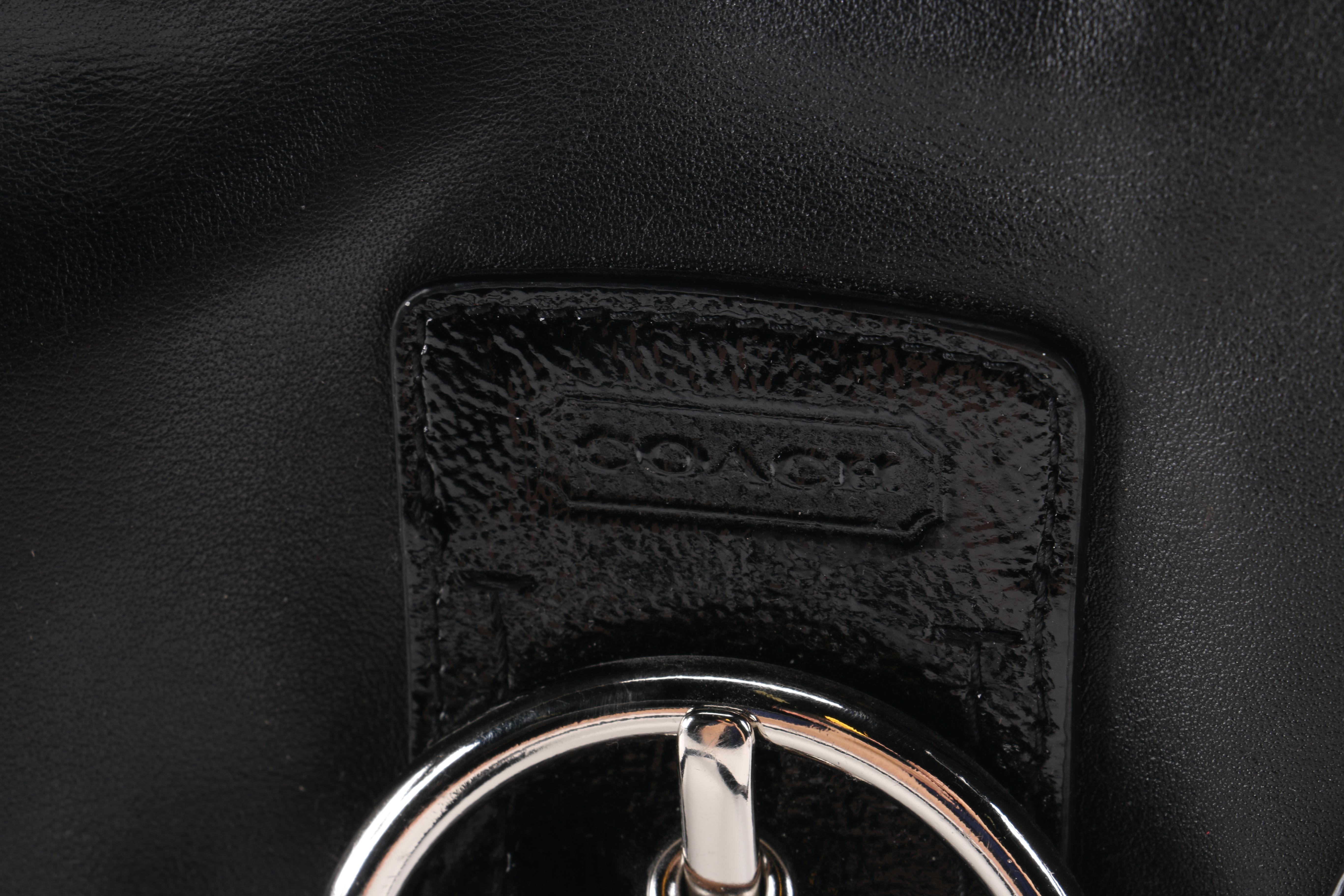 Coach Black Leather Soho Handbag