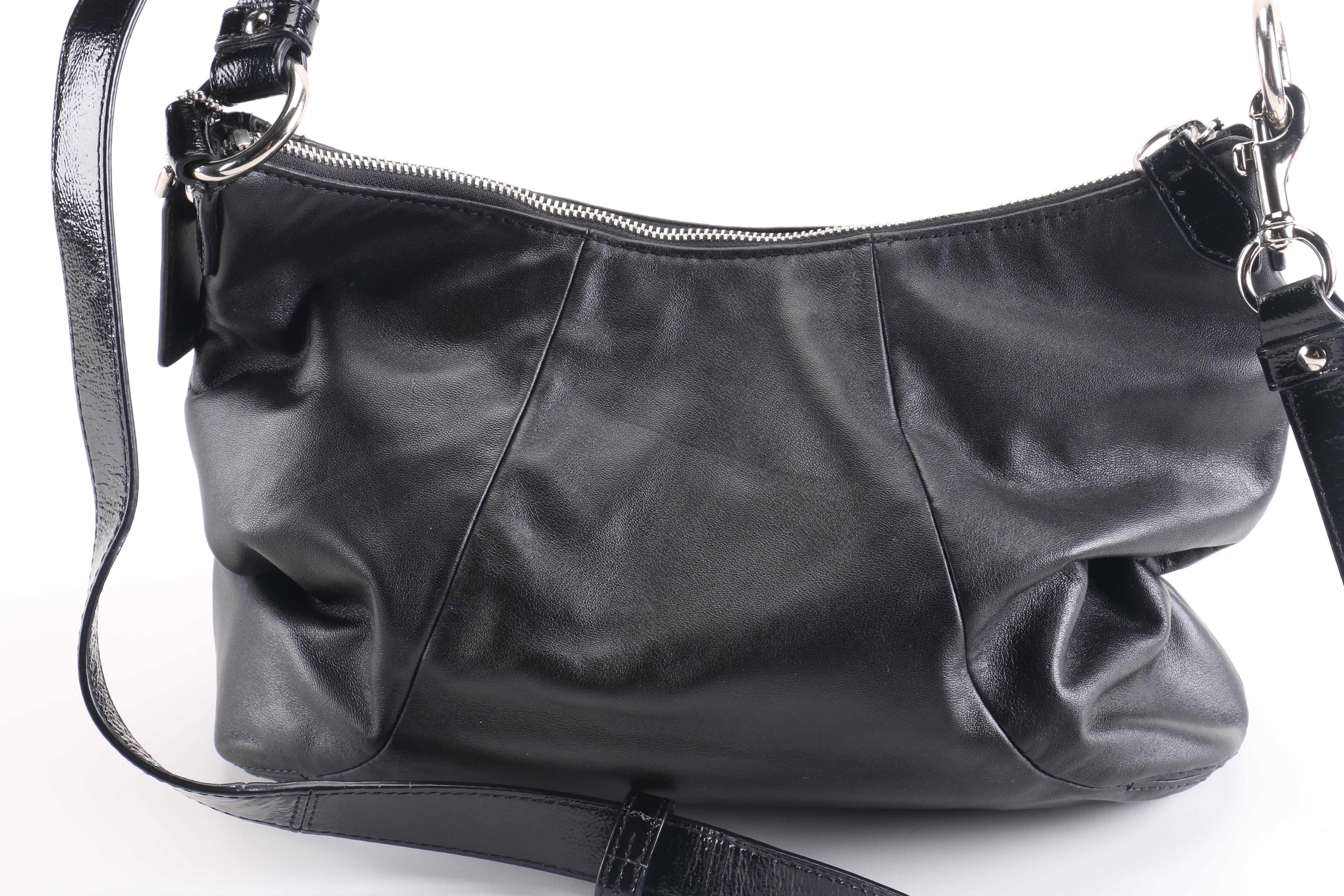 Coach Black Leather Soho Handbag