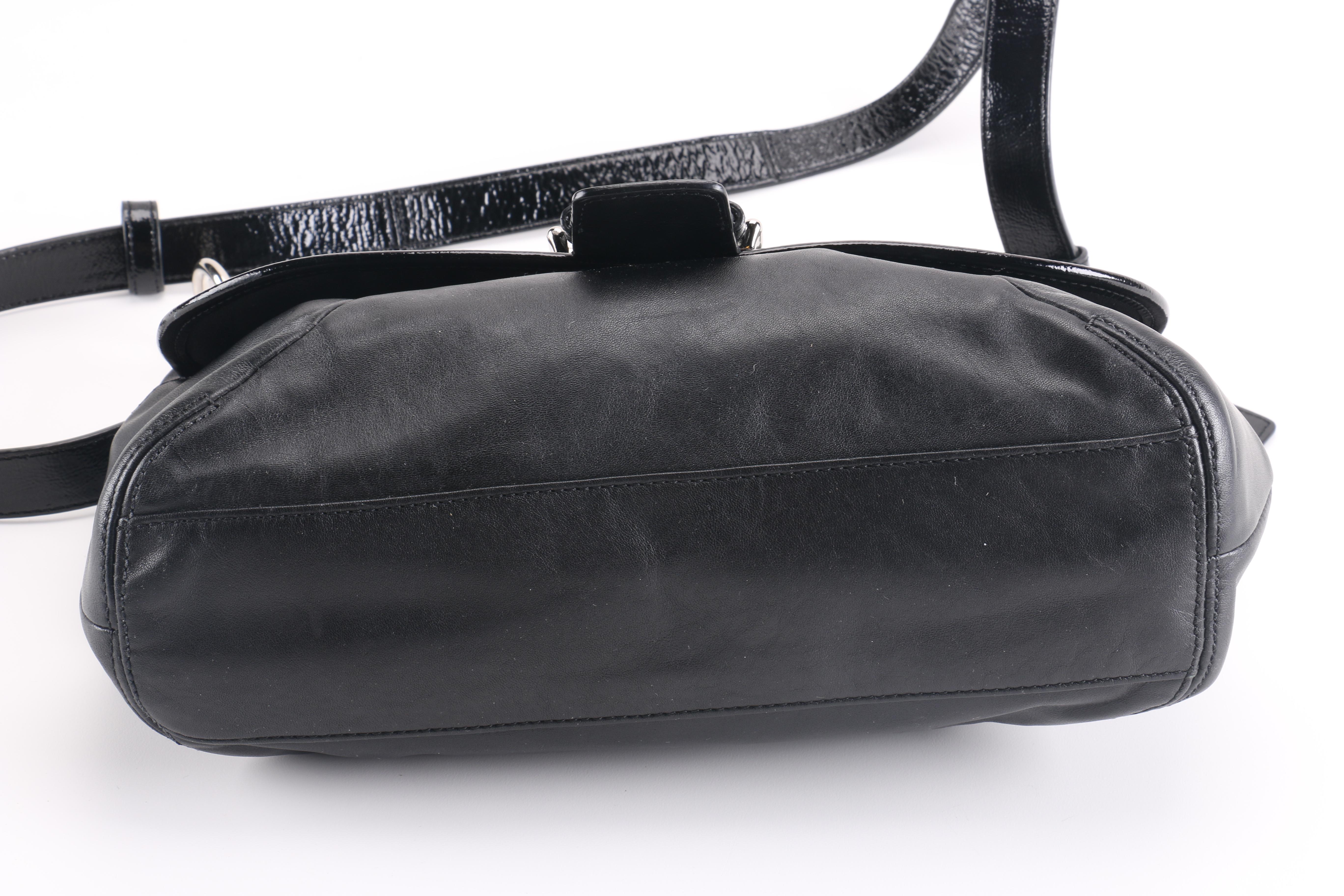 Coach Black Leather Soho Handbag