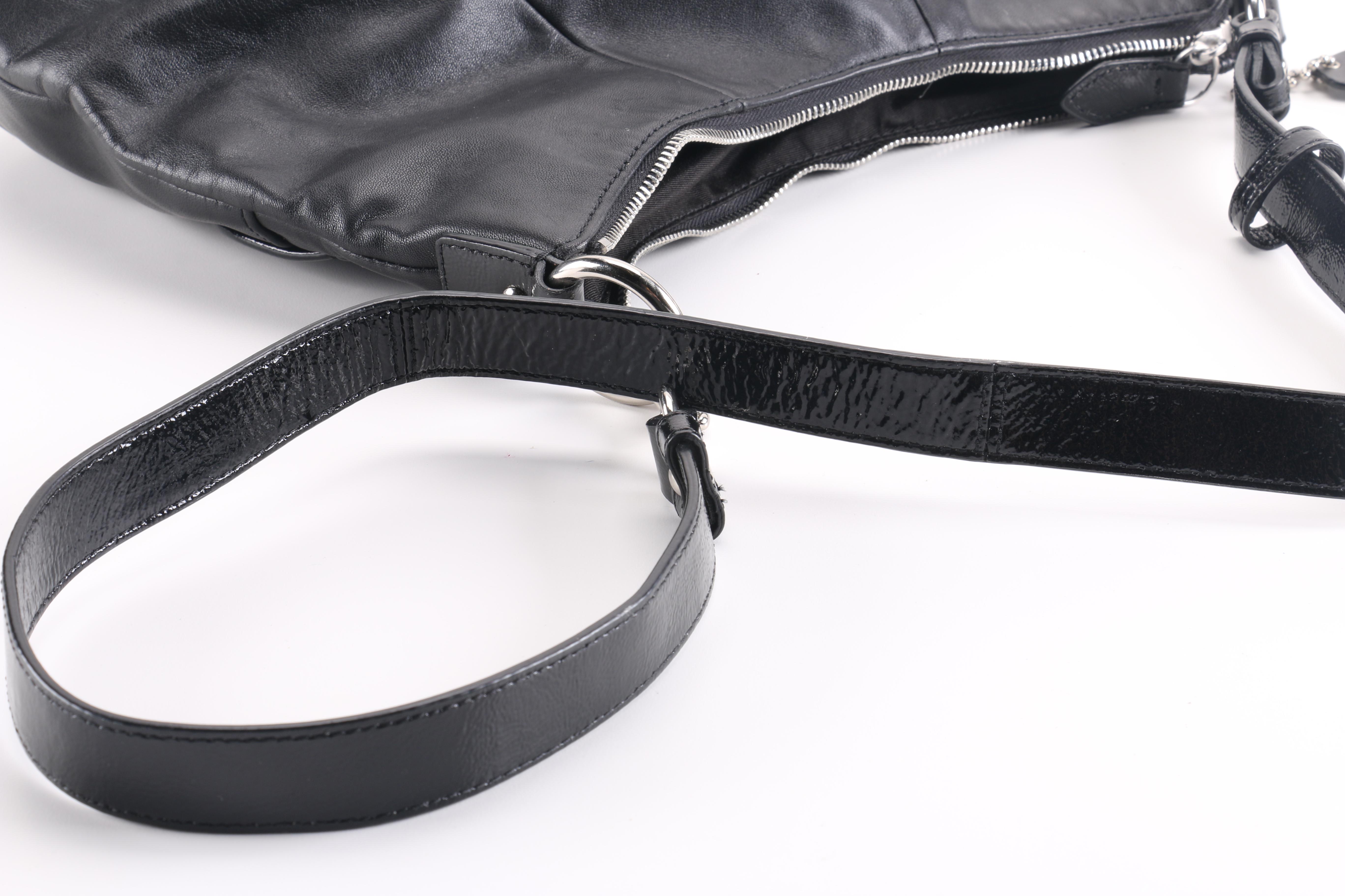 Coach Black Leather Soho Handbag