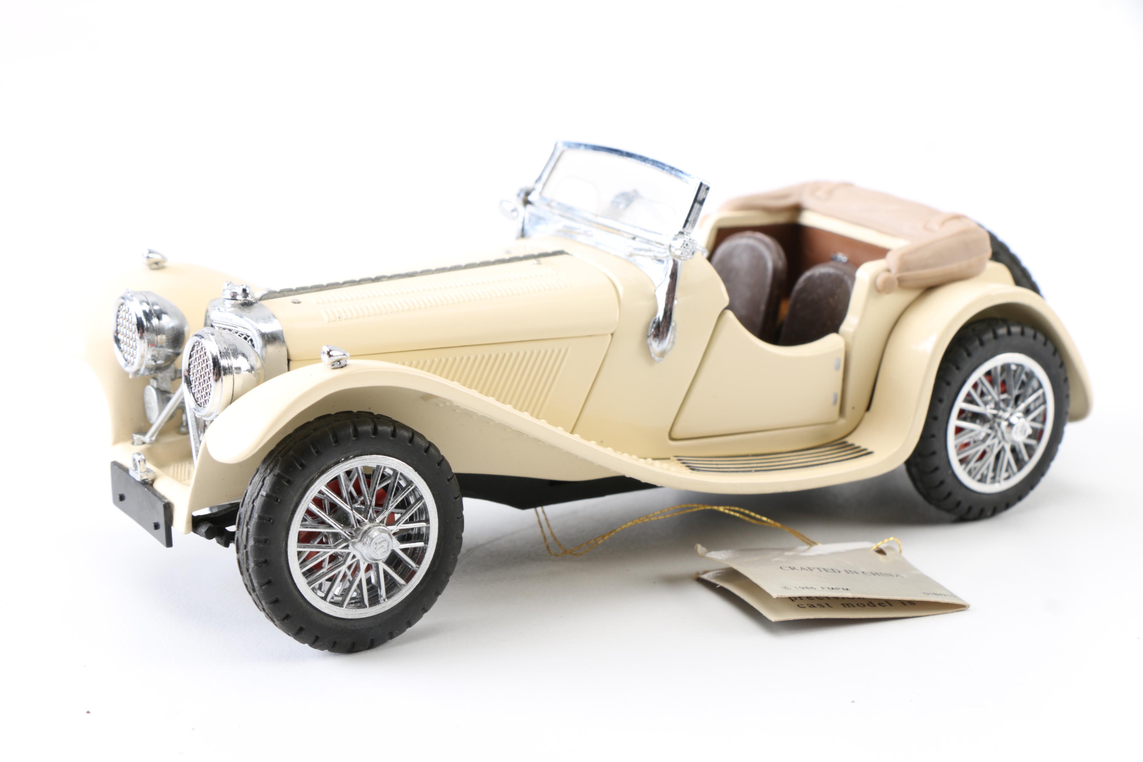 Franklin Mint Die-Cast Classic Convertible Replica Cars