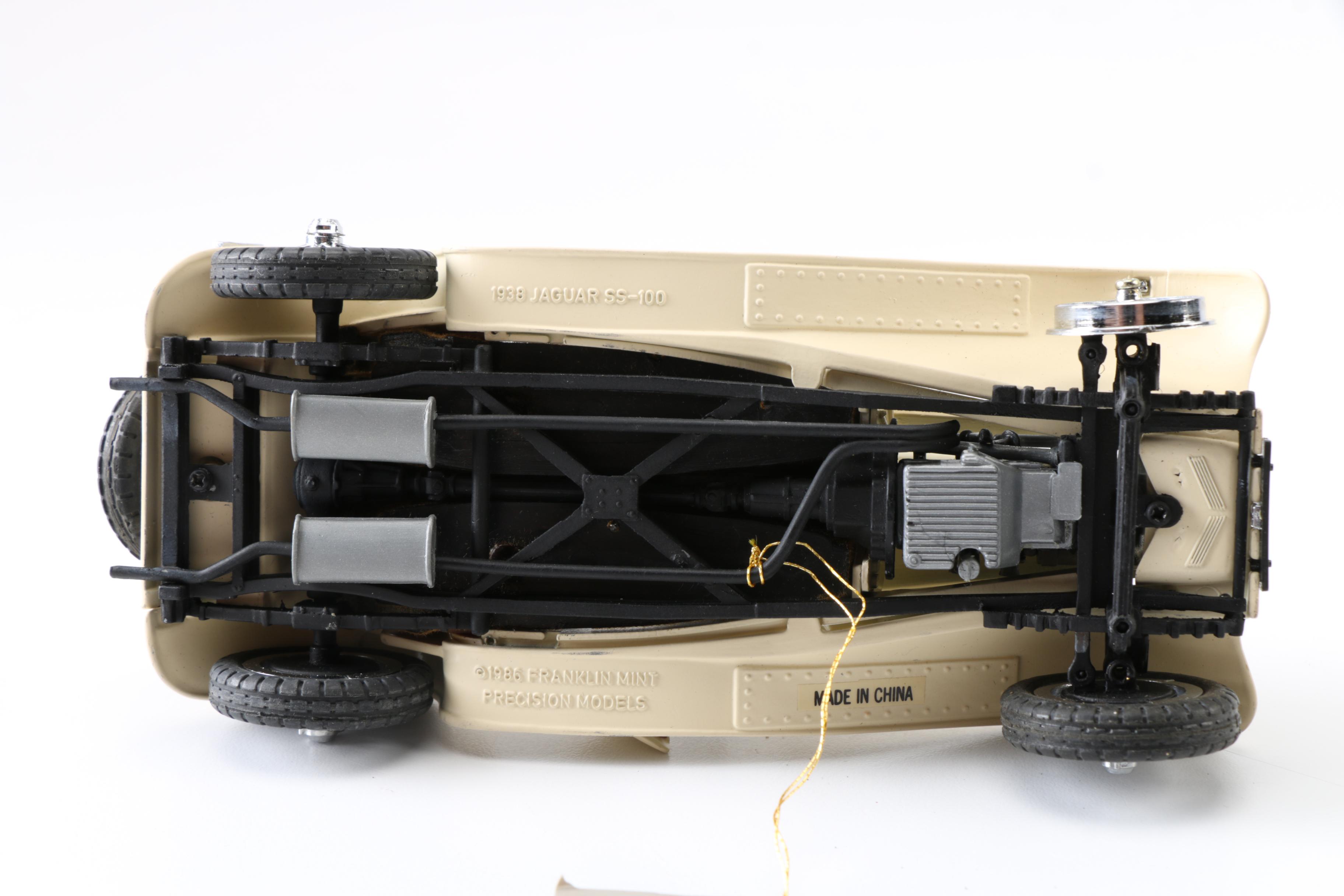 Franklin Mint Die-Cast Classic Convertible Replica Cars