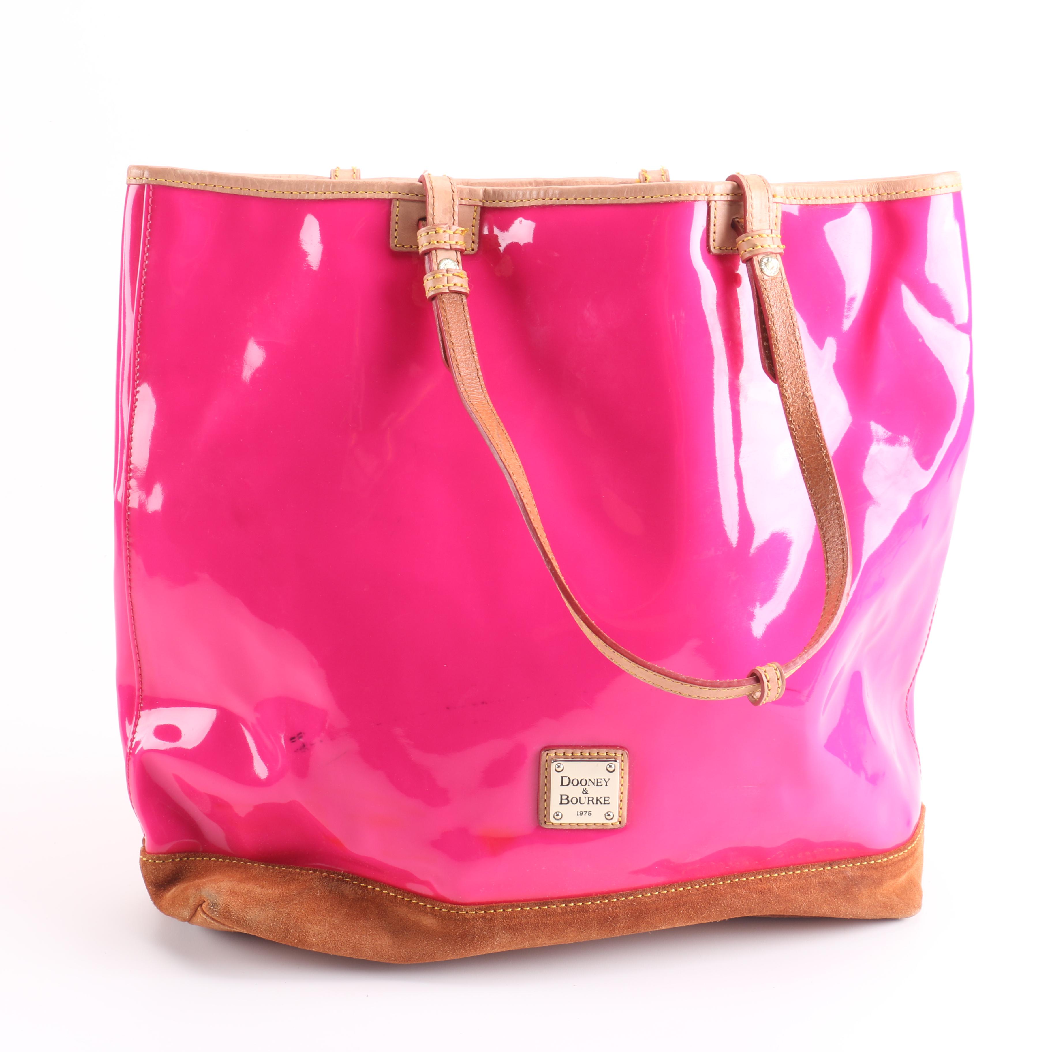 Patent Leather Tote Bag by Dooney & Bourke