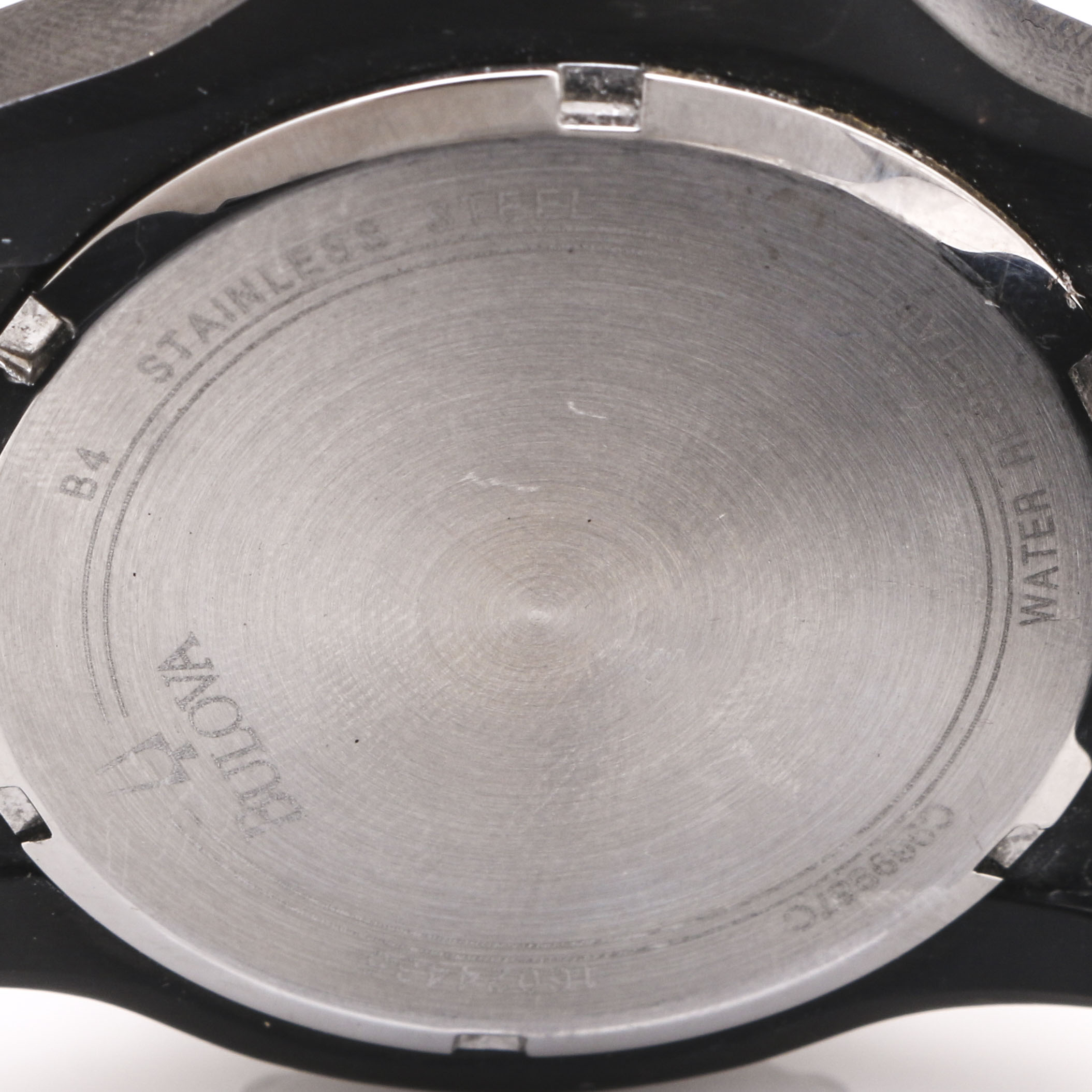 Bulova Marine Star Black Stainless Steel Watch