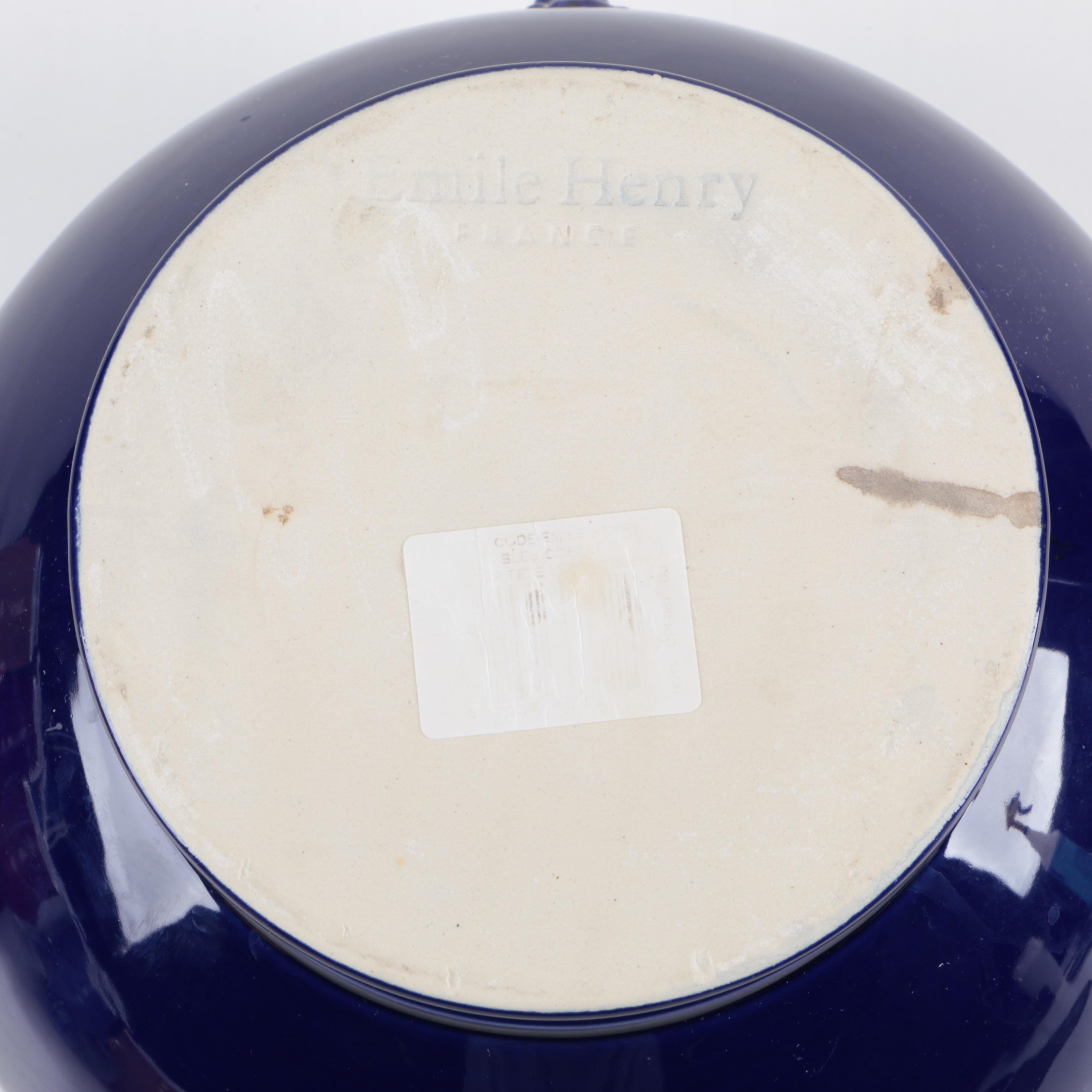 Emile Henry "Le Potier" Lion's Head Soup Tureen and Bowl Set