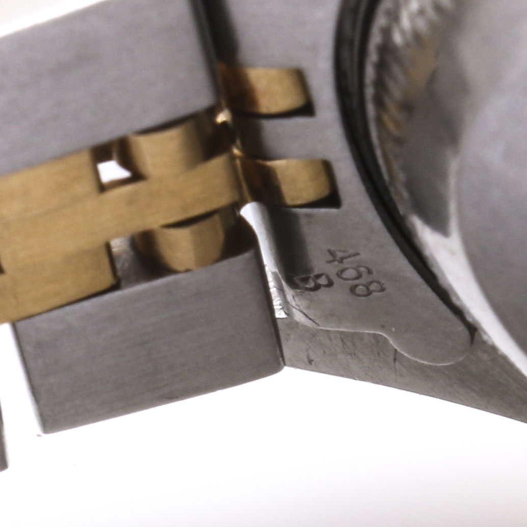 Rolex Oyster Perpetual 18K Yellow Gold and Stainless Steel 0.98 CTW Diamond Watch