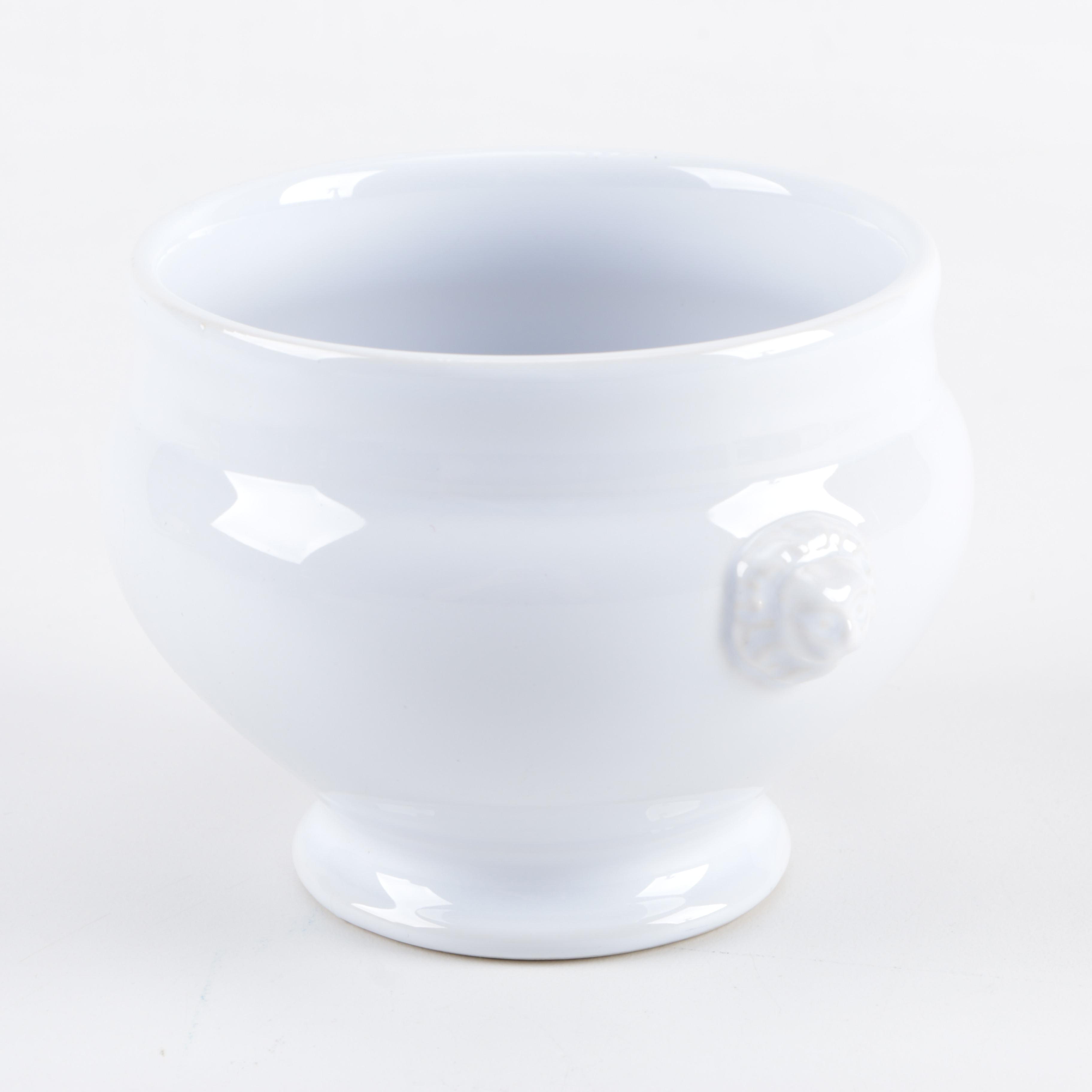 Emile Henry "Le Potier" Lion's Head Soup Tureen and Bowl Set