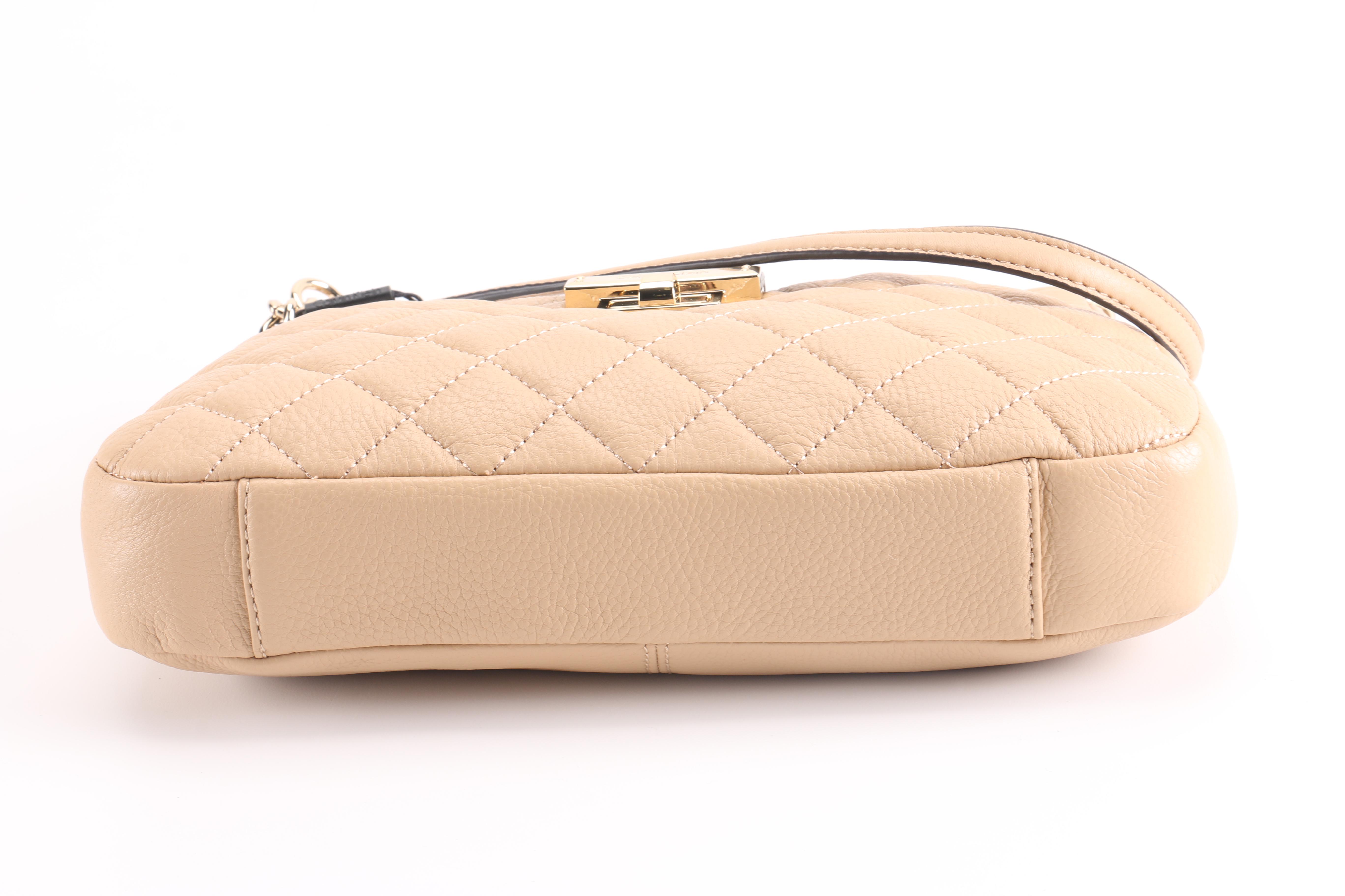 Calvin Klein Nude Leather Handbag