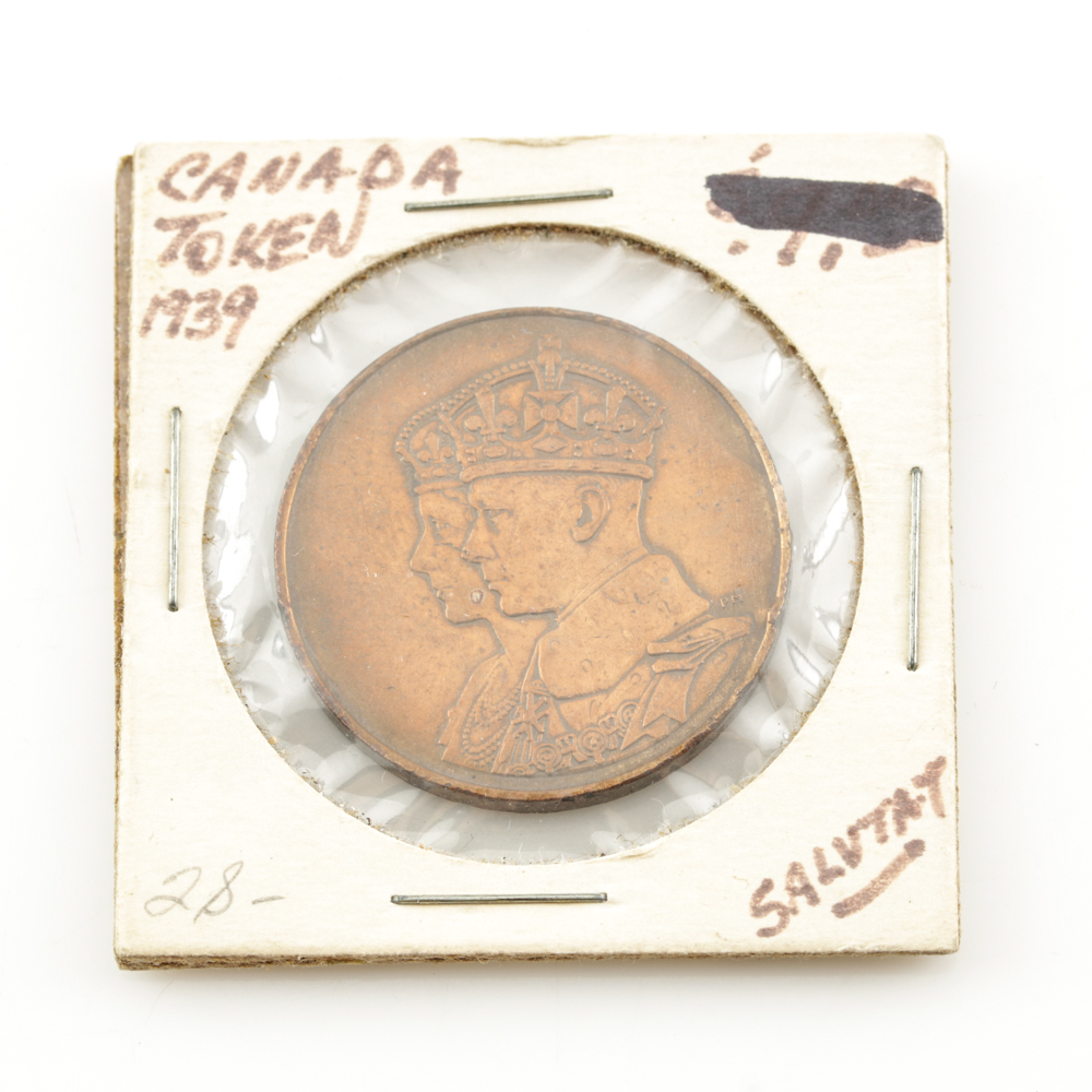 1939 Canadian Commemorative Bronze Medal