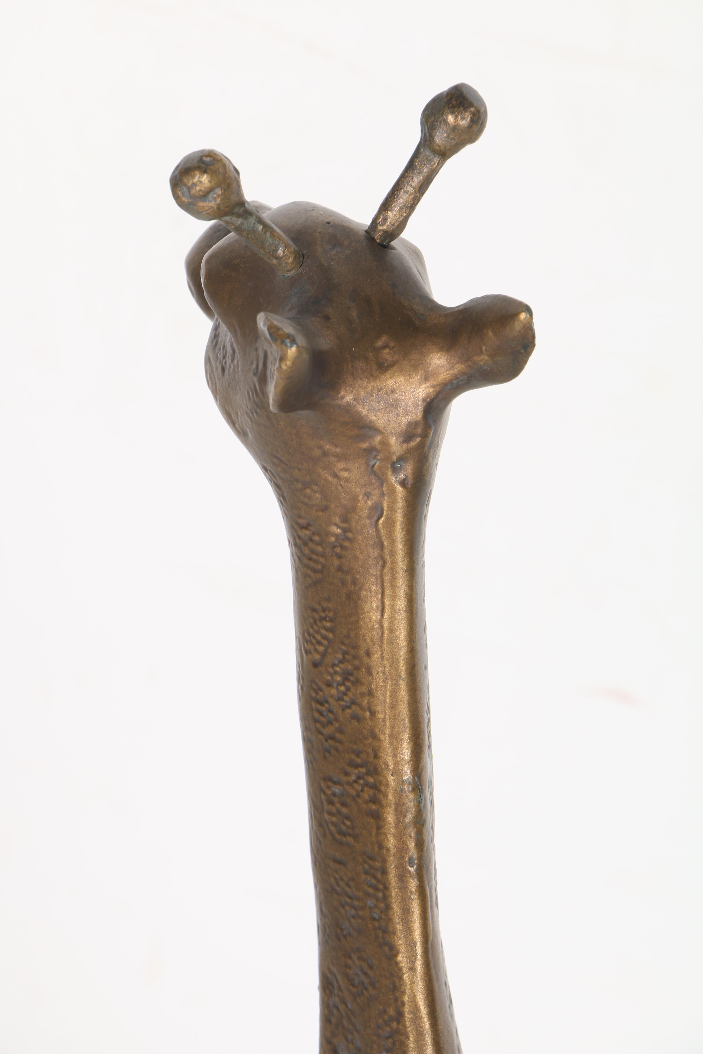 Bronze Finish Giraffe Statue