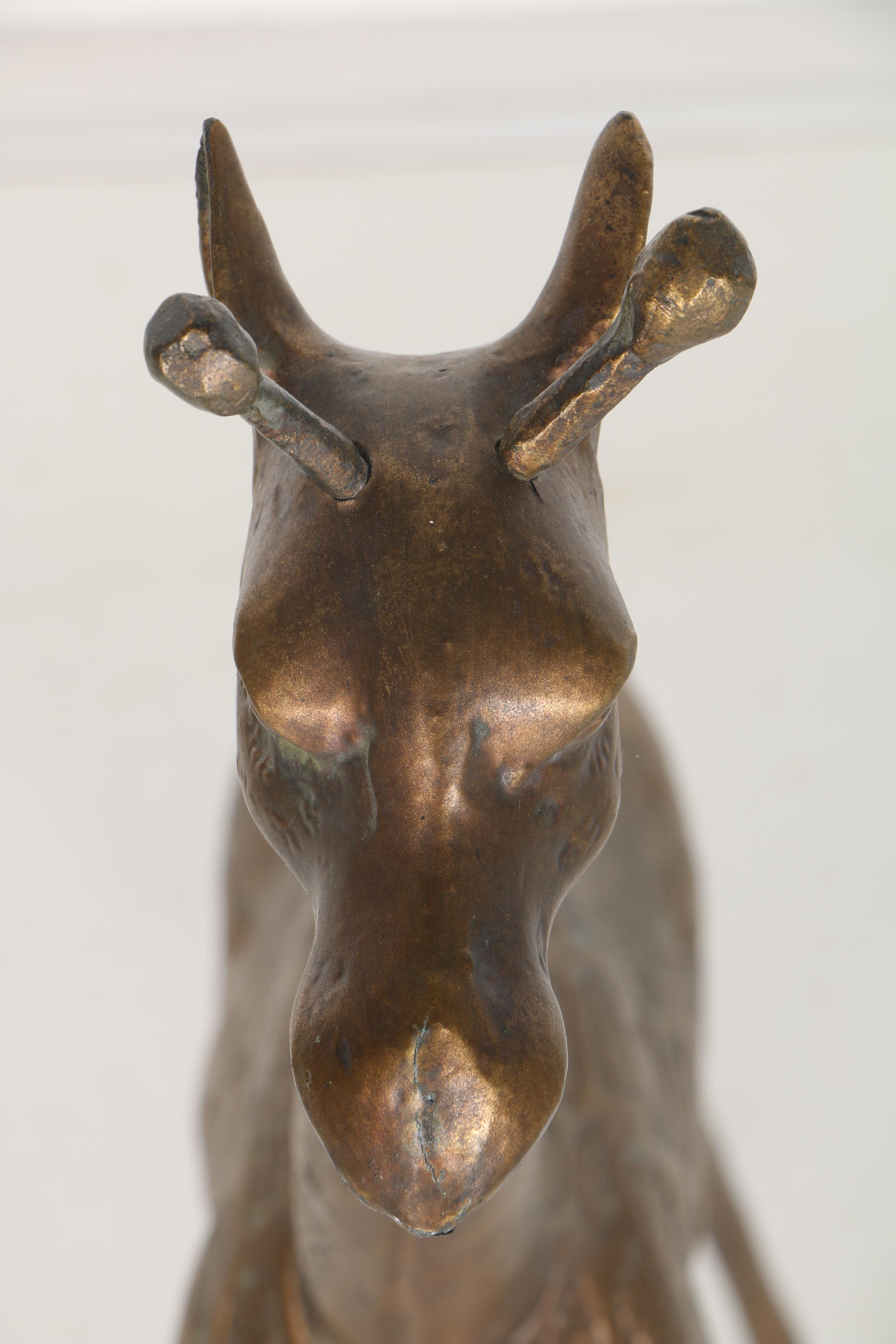 Bronze Finish Giraffe Statue
