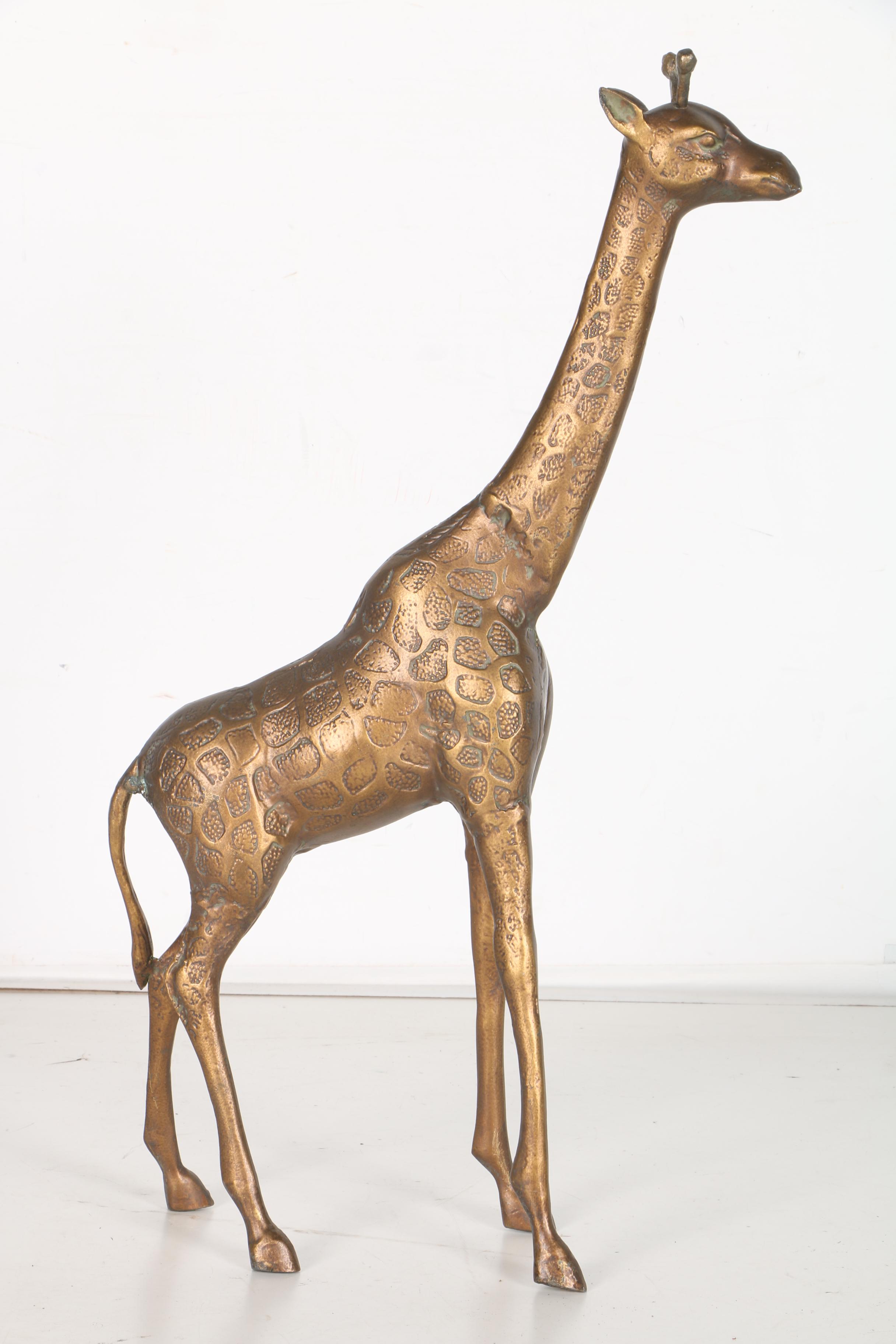 Bronze Finish Giraffe Statue