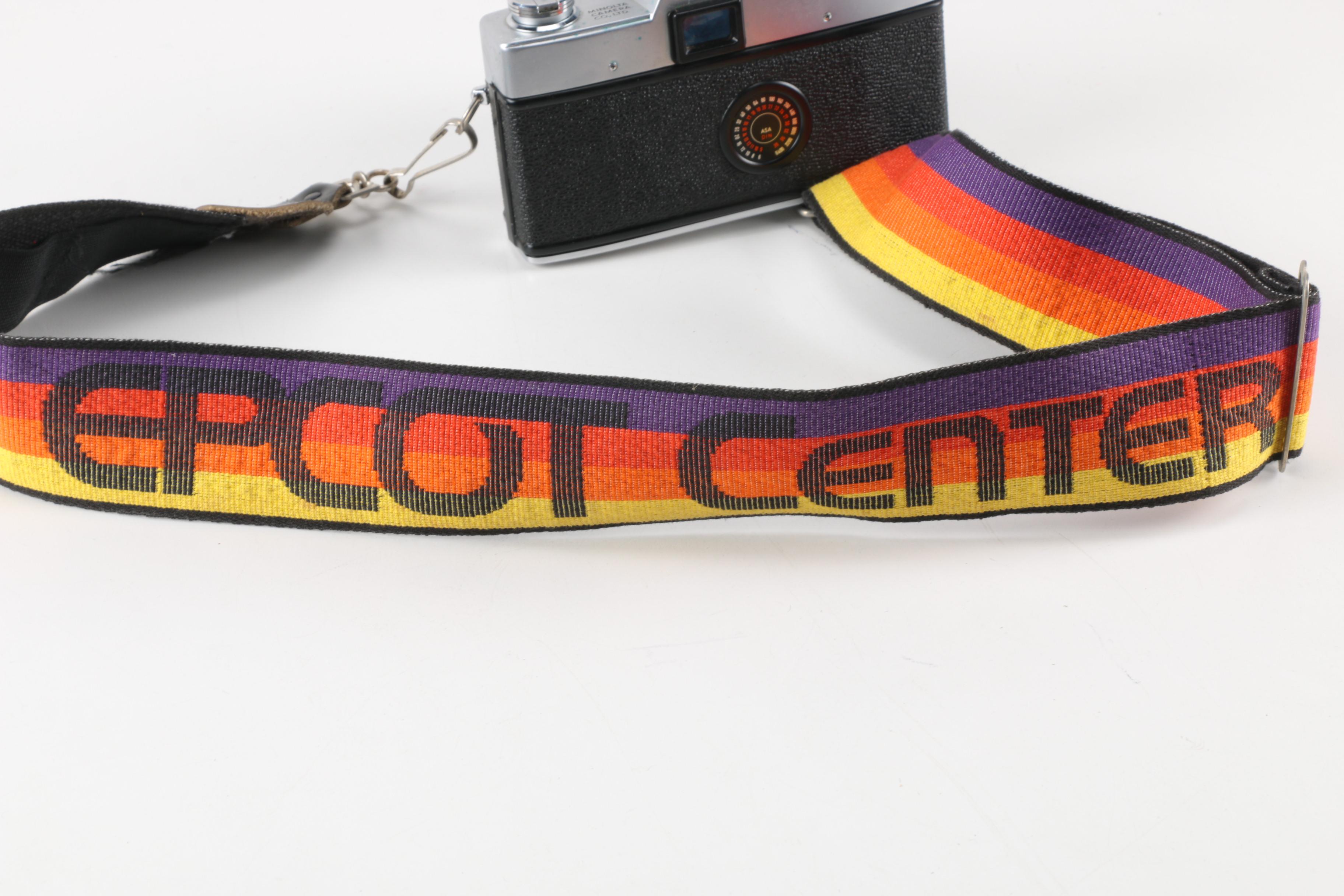 Minolta and Heiland Pentax Film Cameras with Accessories