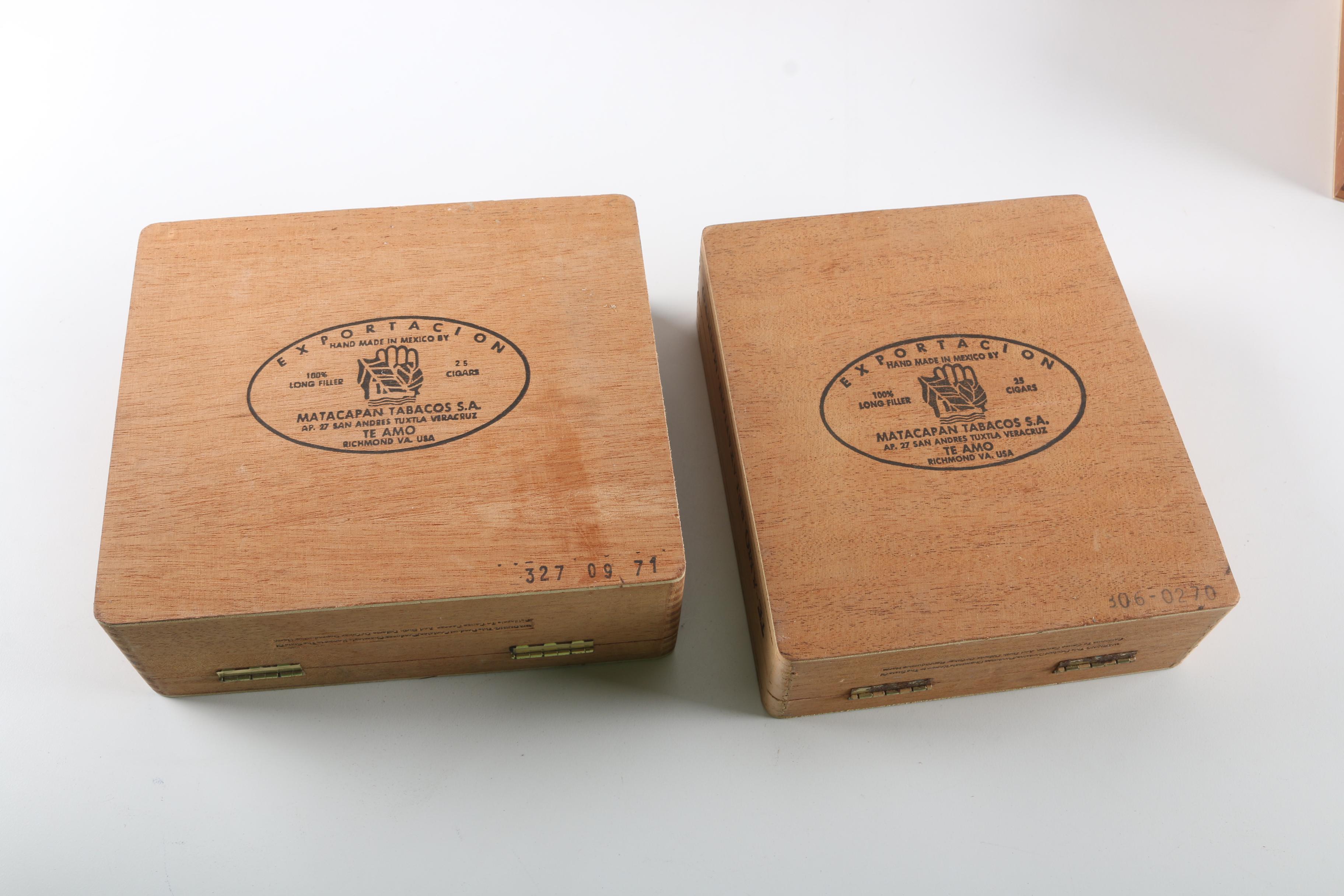 Wooden Cigar Boxes