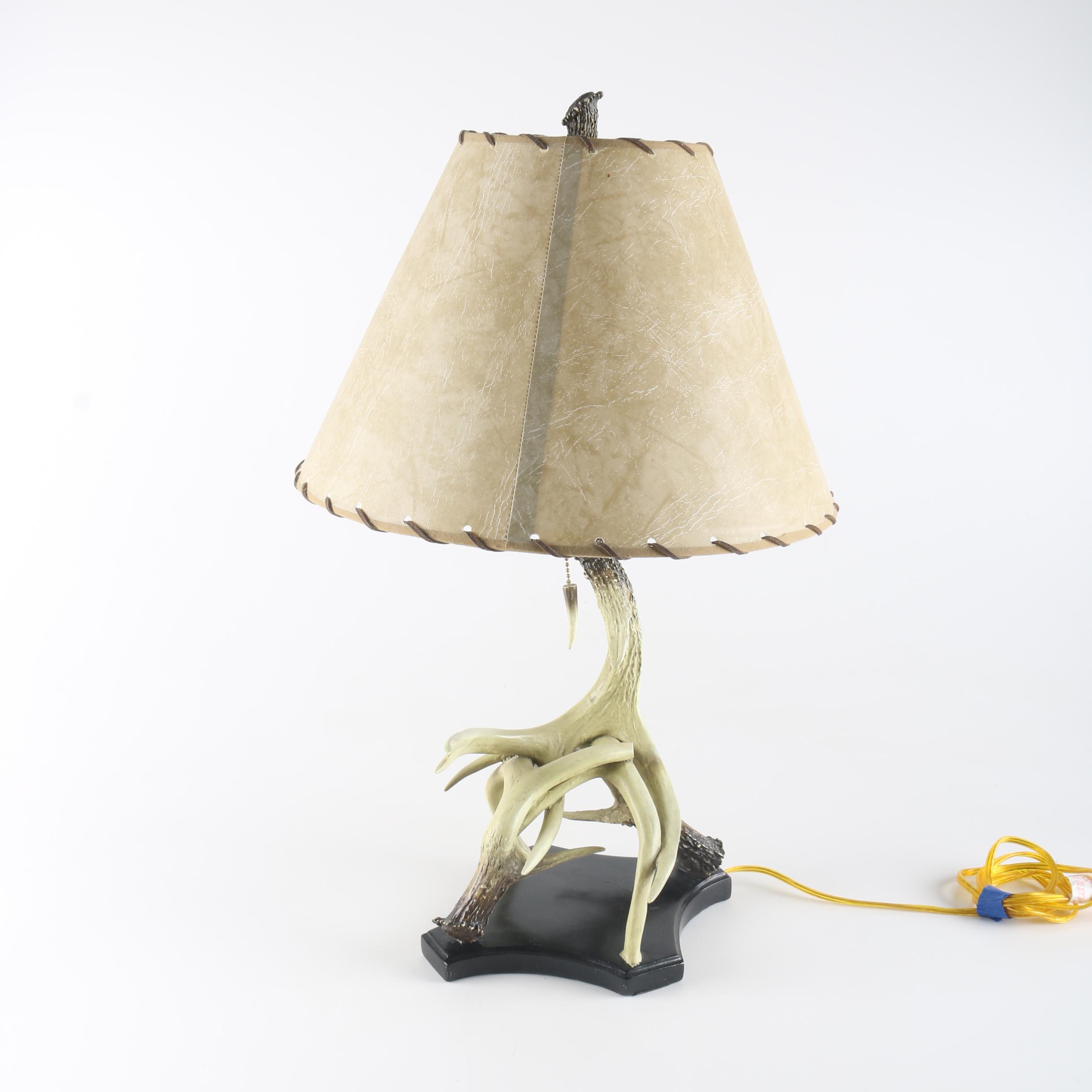 Faux Antler Table Lamp