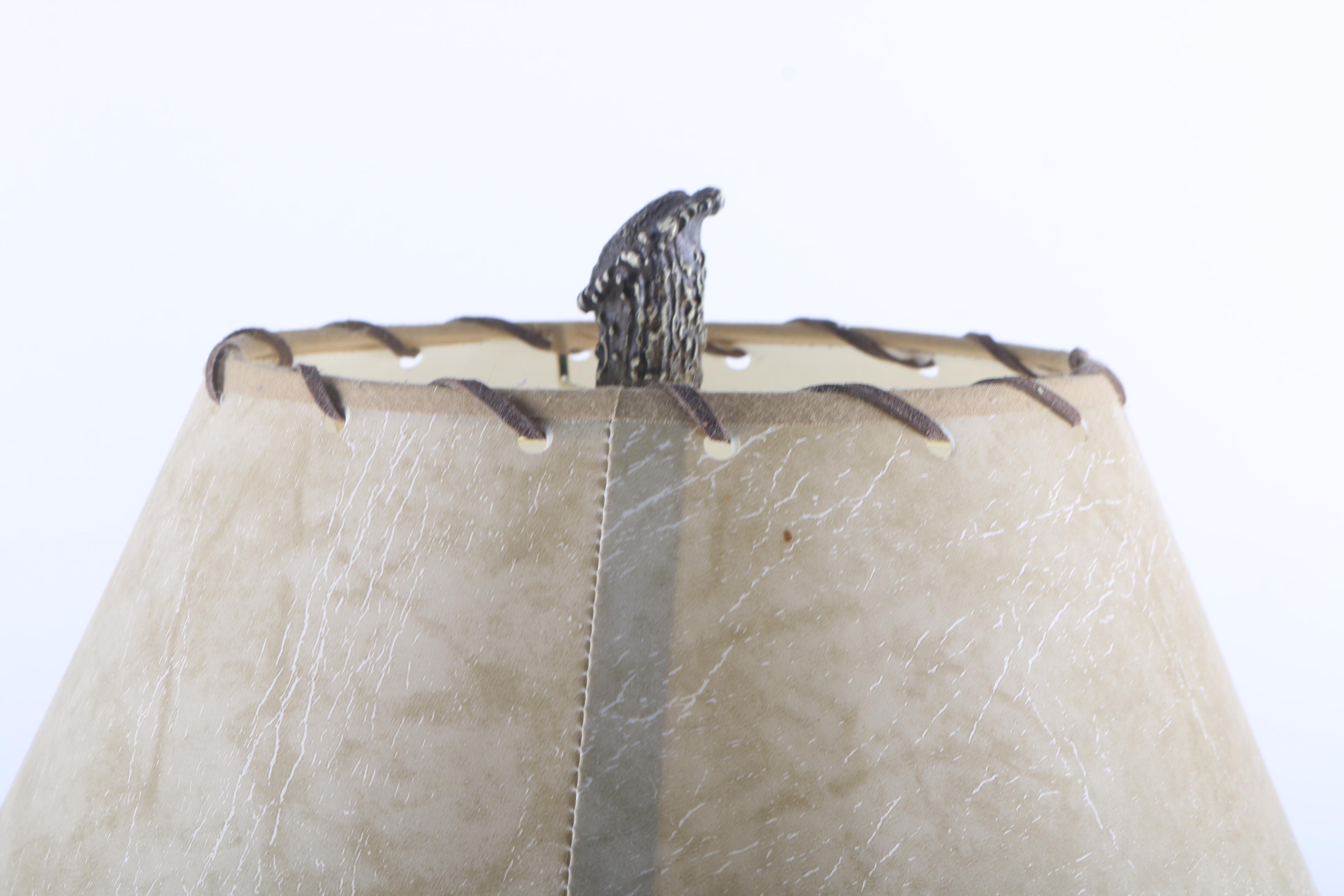 Faux Antler Table Lamp
