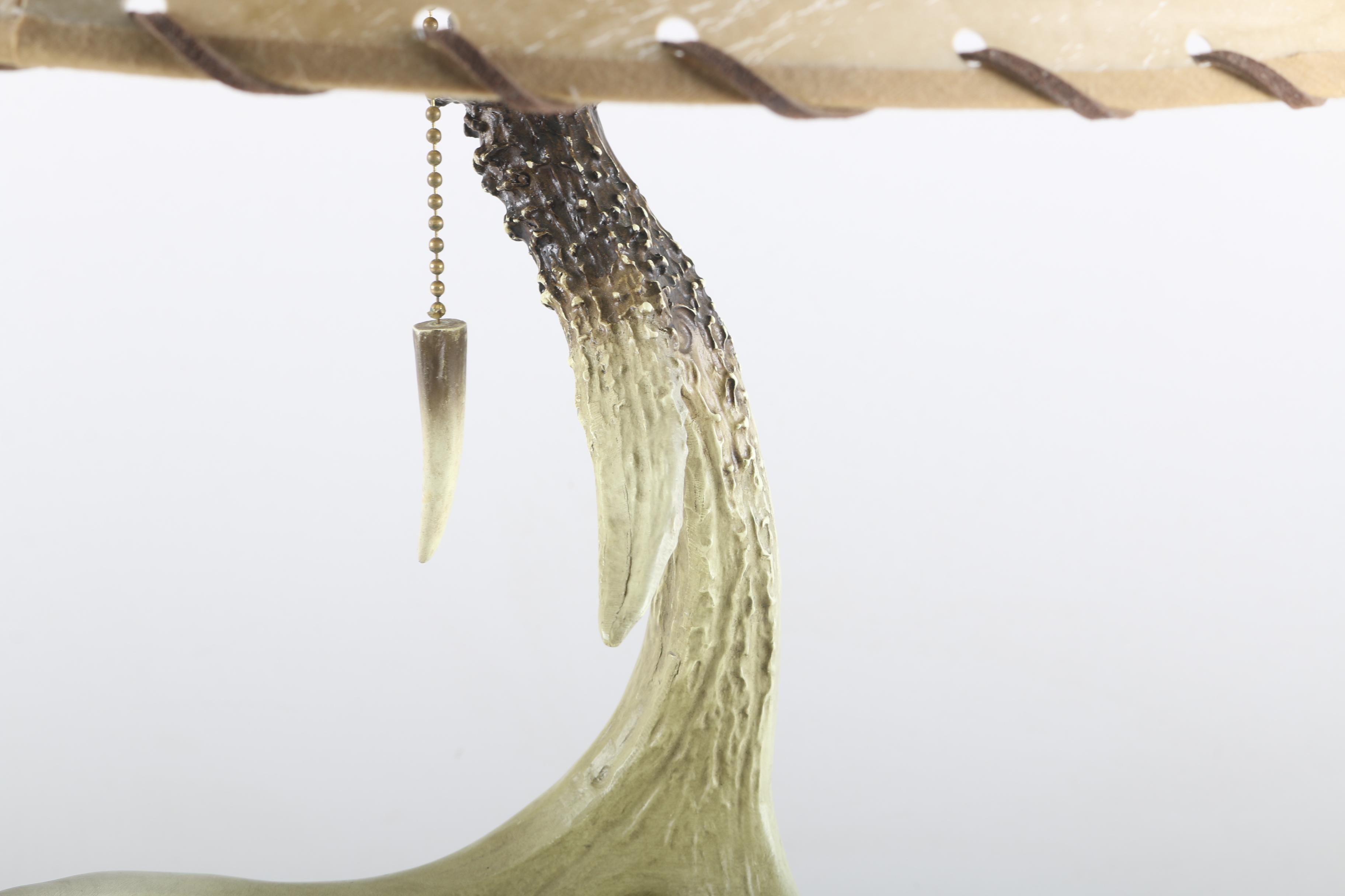 Faux Antler Table Lamp