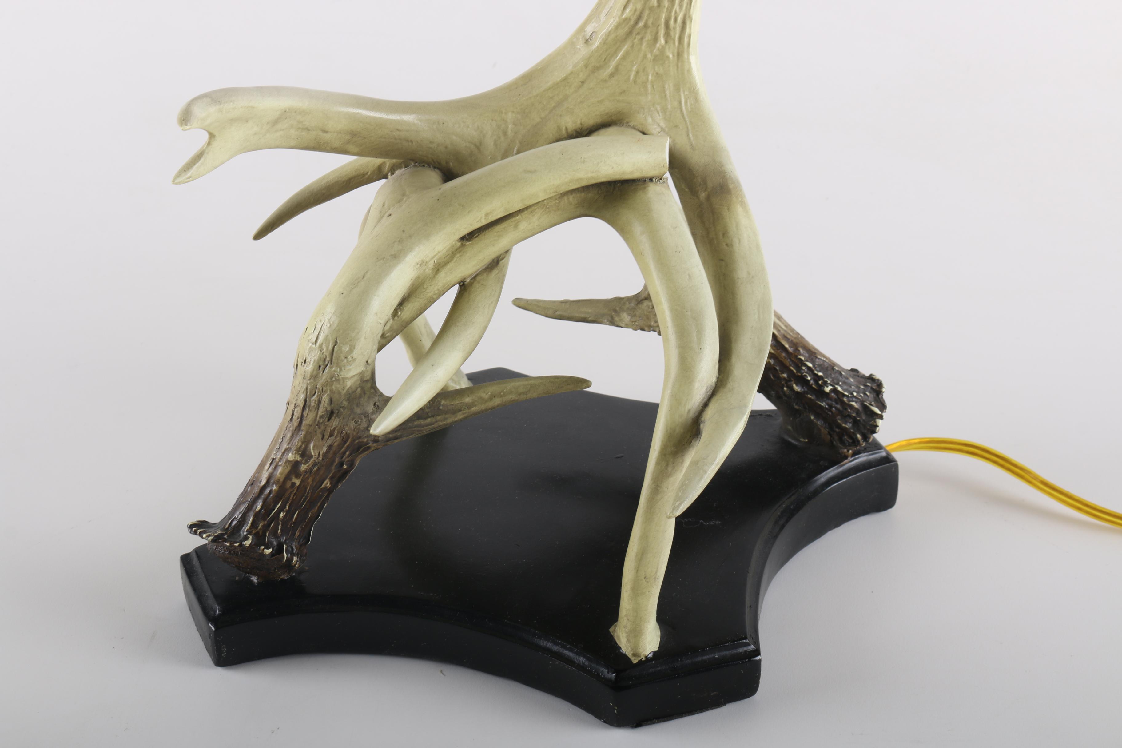 Faux Antler Table Lamp