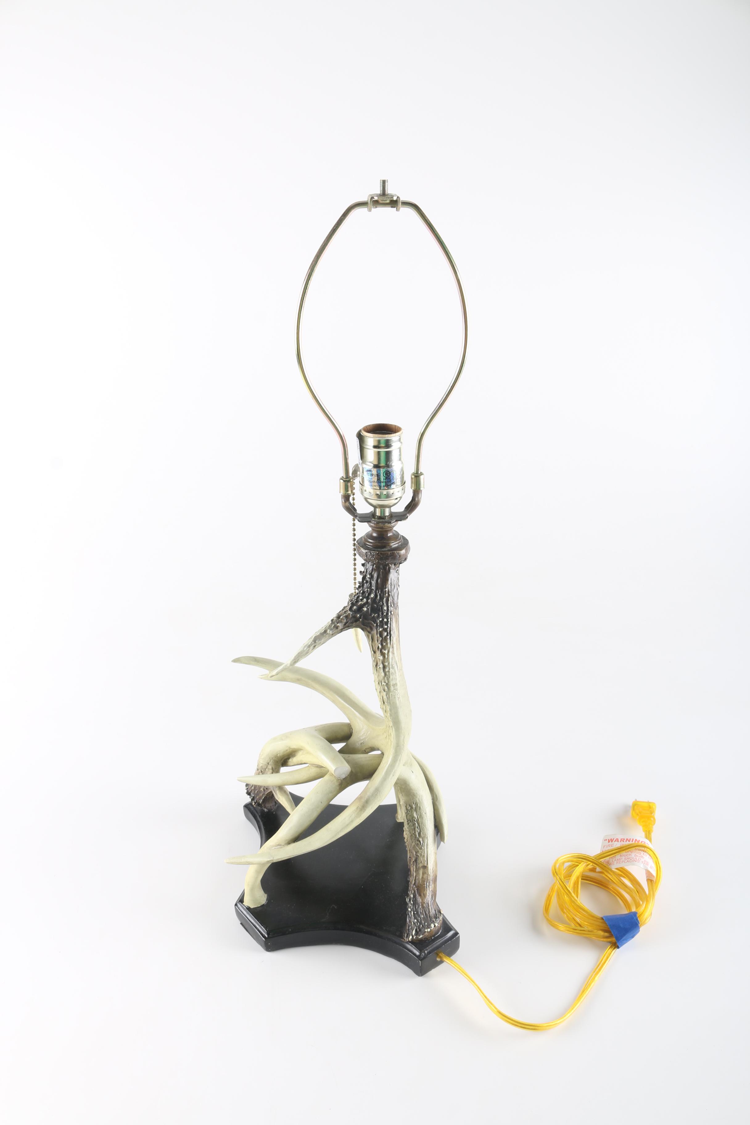 Faux Antler Table Lamp