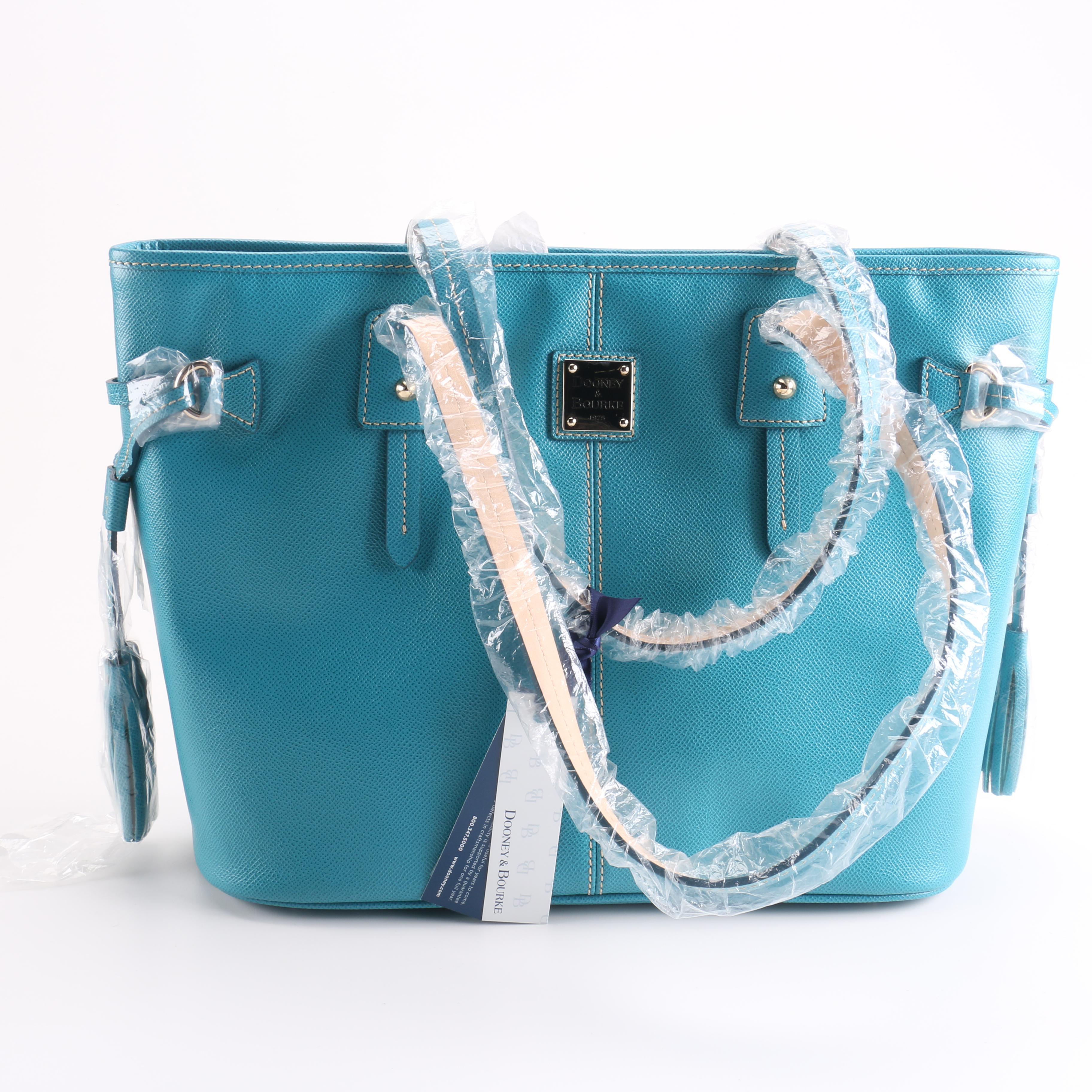 Dooney & Bourke Turquoise Leather Handbag