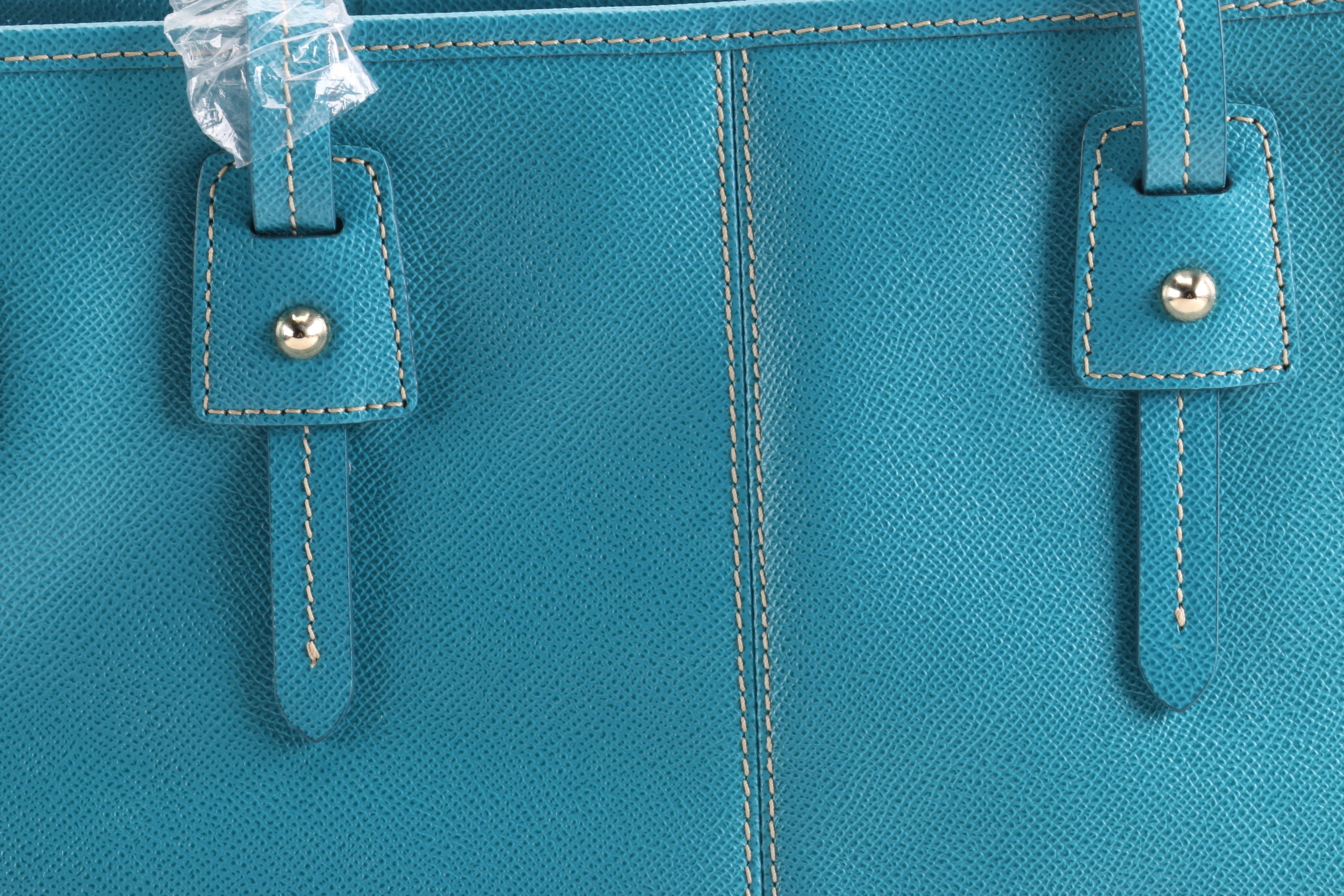 Dooney & Bourke Turquoise Leather Handbag