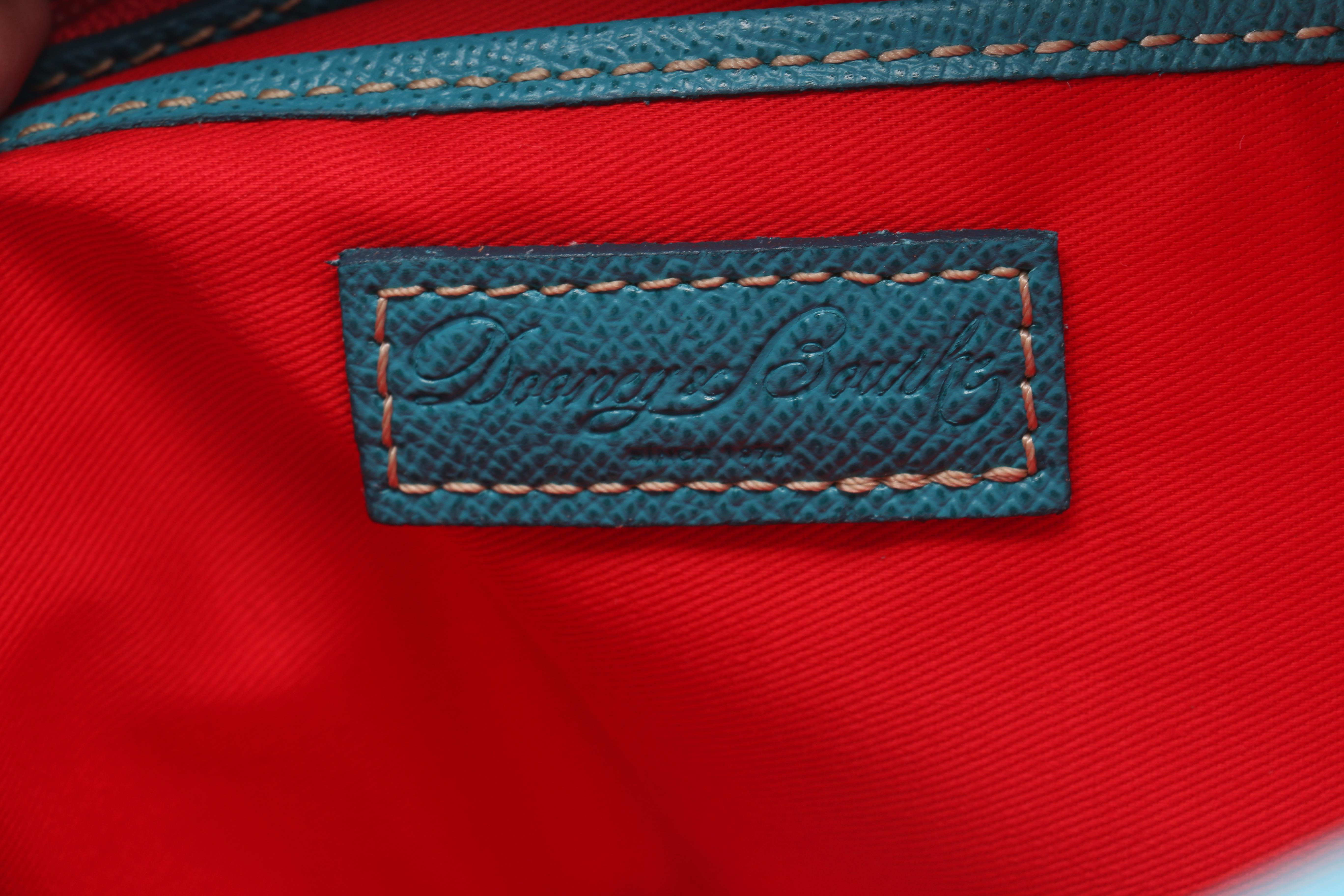 Dooney & Bourke Turquoise Leather Handbag