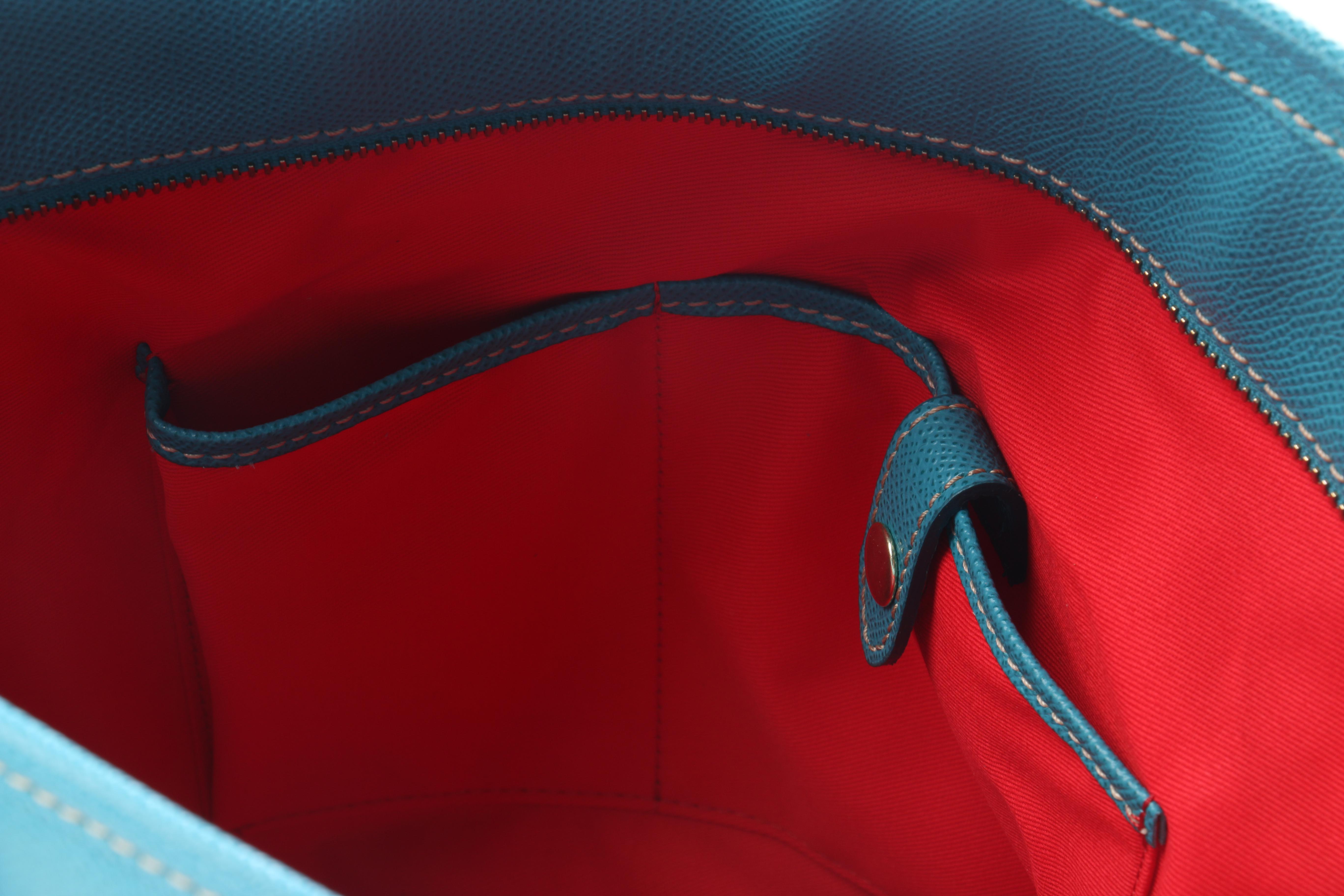 Dooney & Bourke Turquoise Leather Handbag