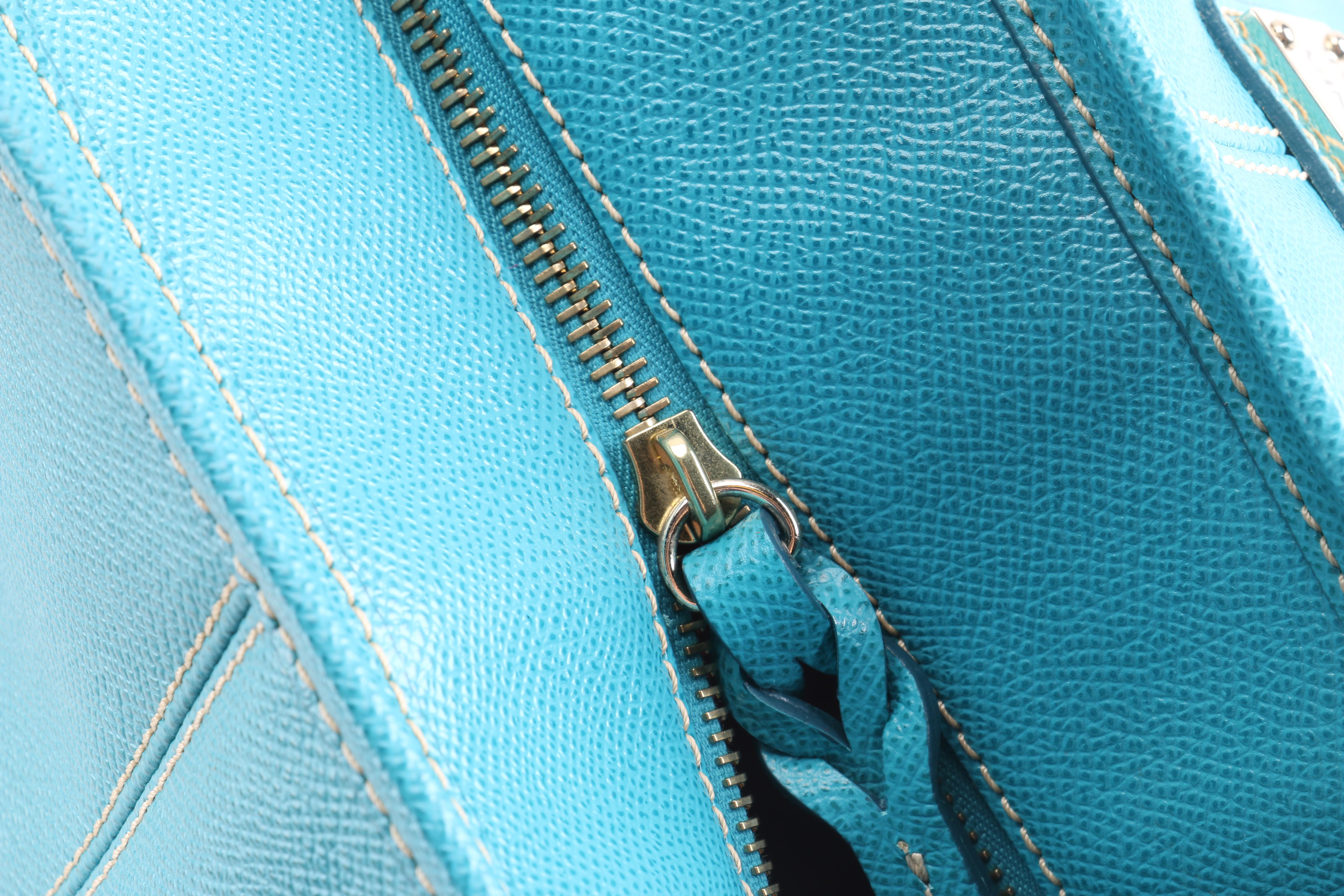 Dooney & Bourke Turquoise Leather Handbag