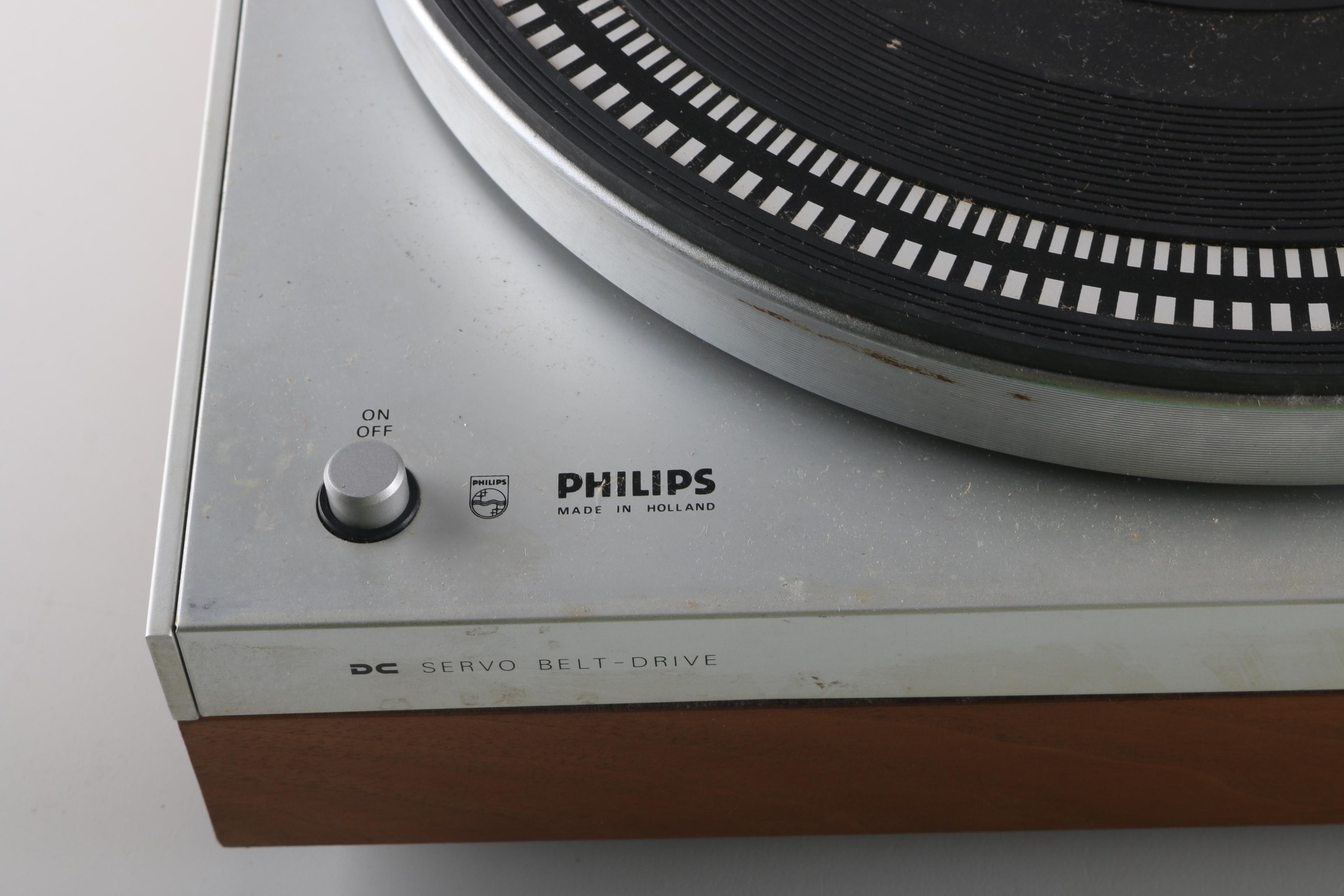 Philips "Electronic 312" Two-Speed Turntable
