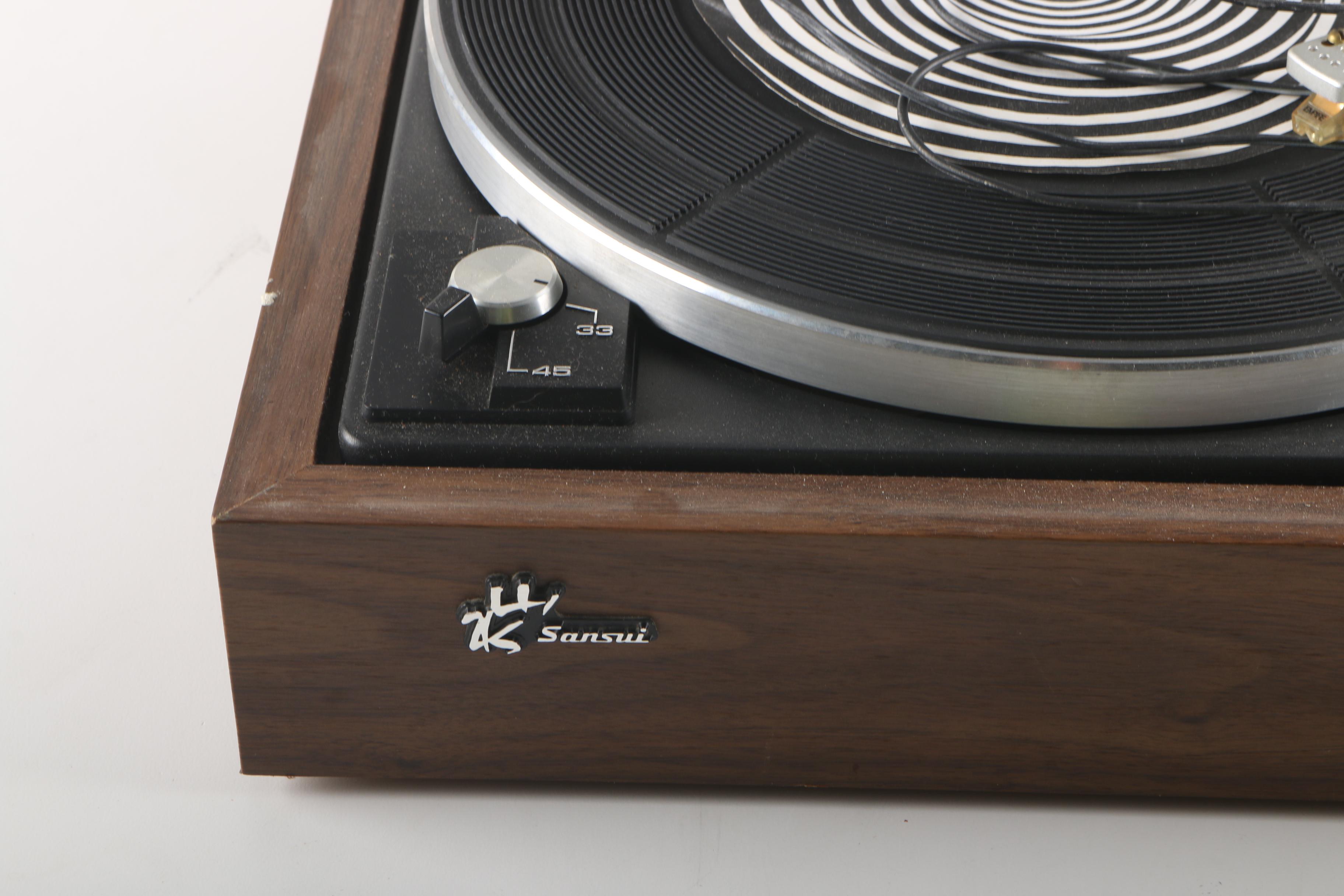 Sansui Auto-Return Turntable