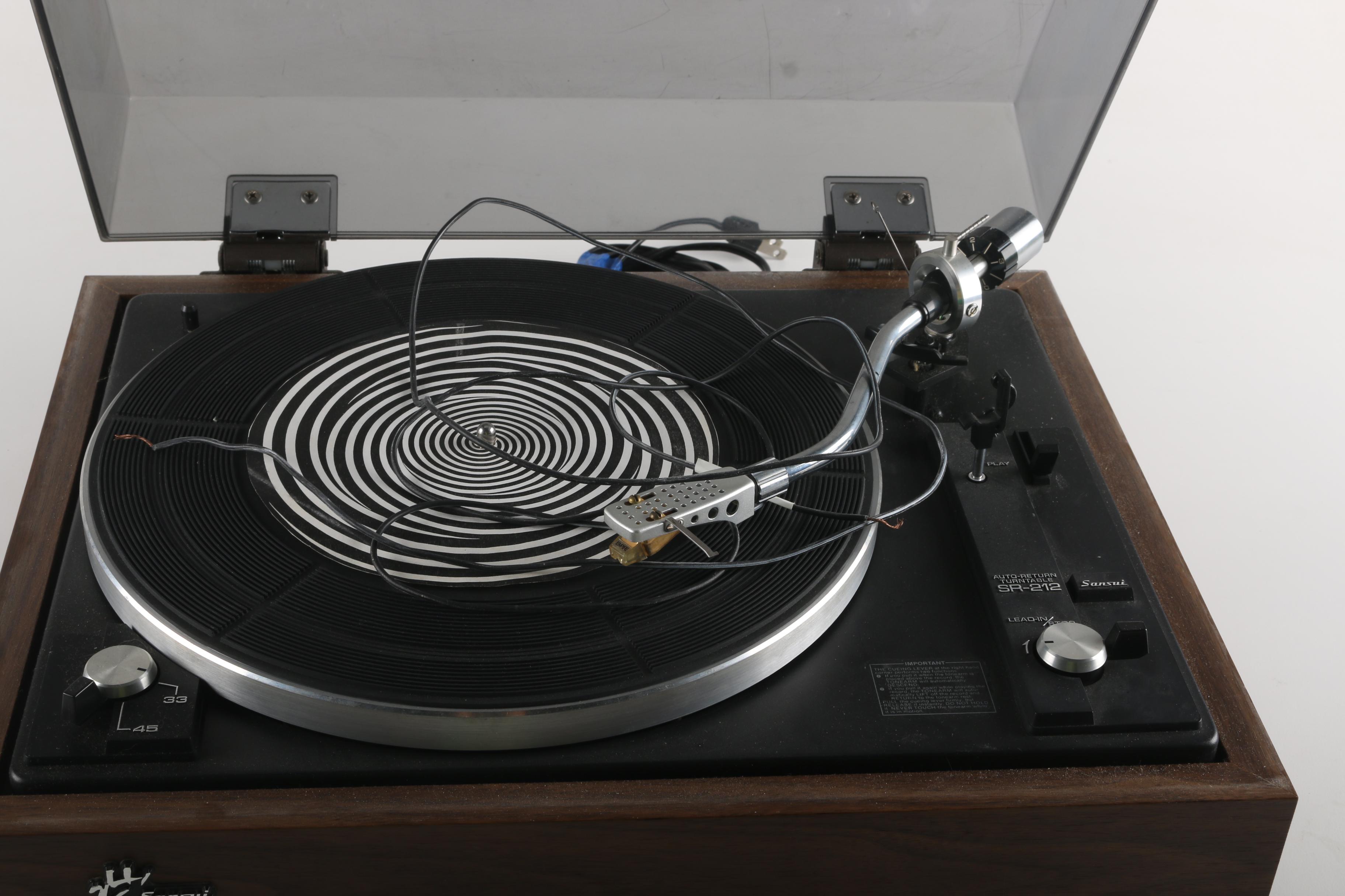 Sansui Auto-Return Turntable