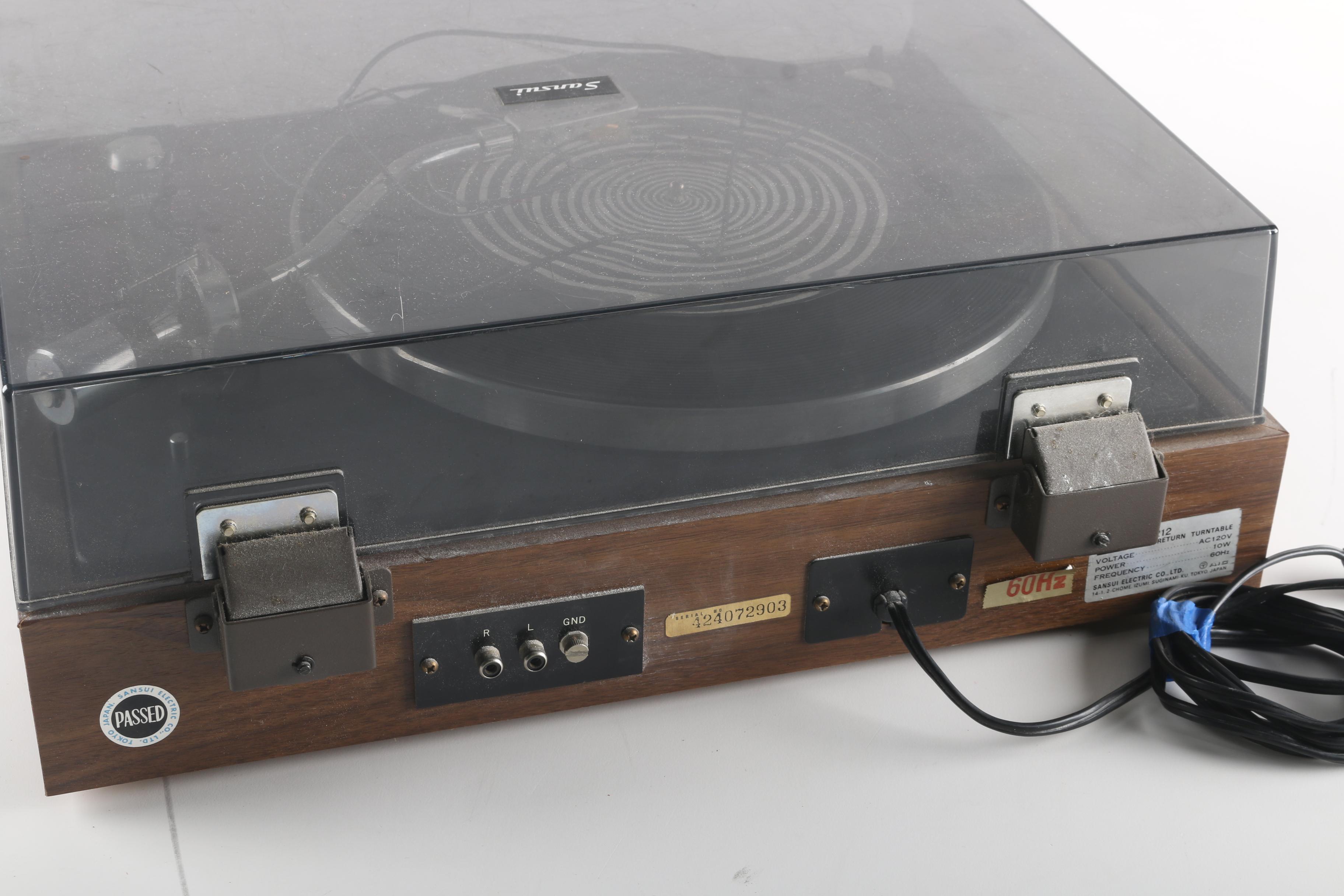 Sansui Auto-Return Turntable