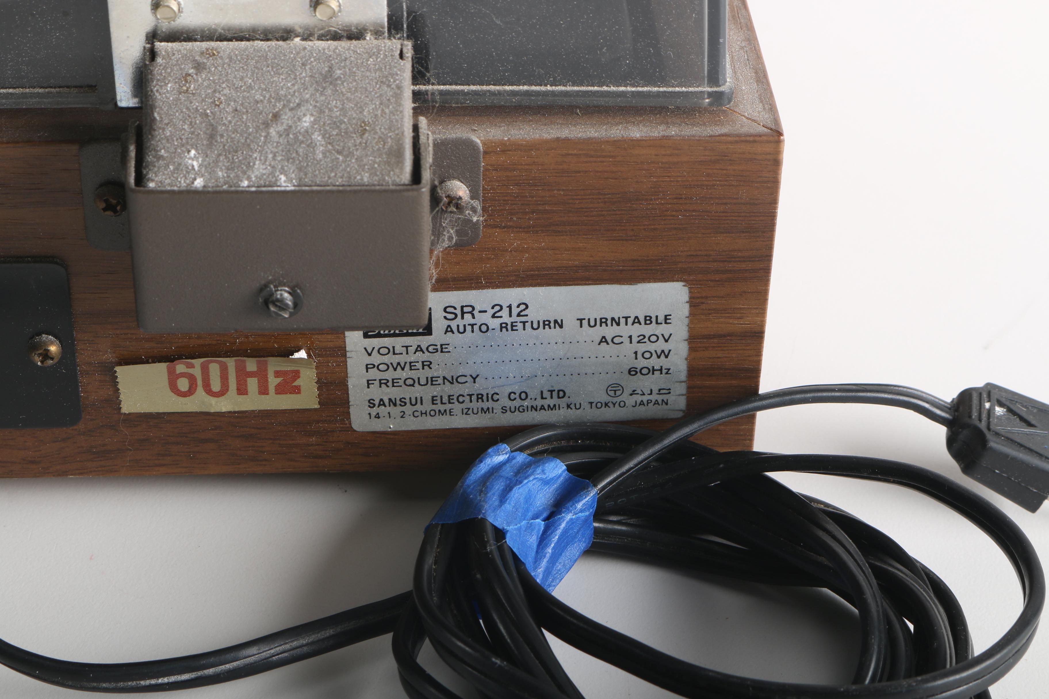 Sansui Auto-Return Turntable