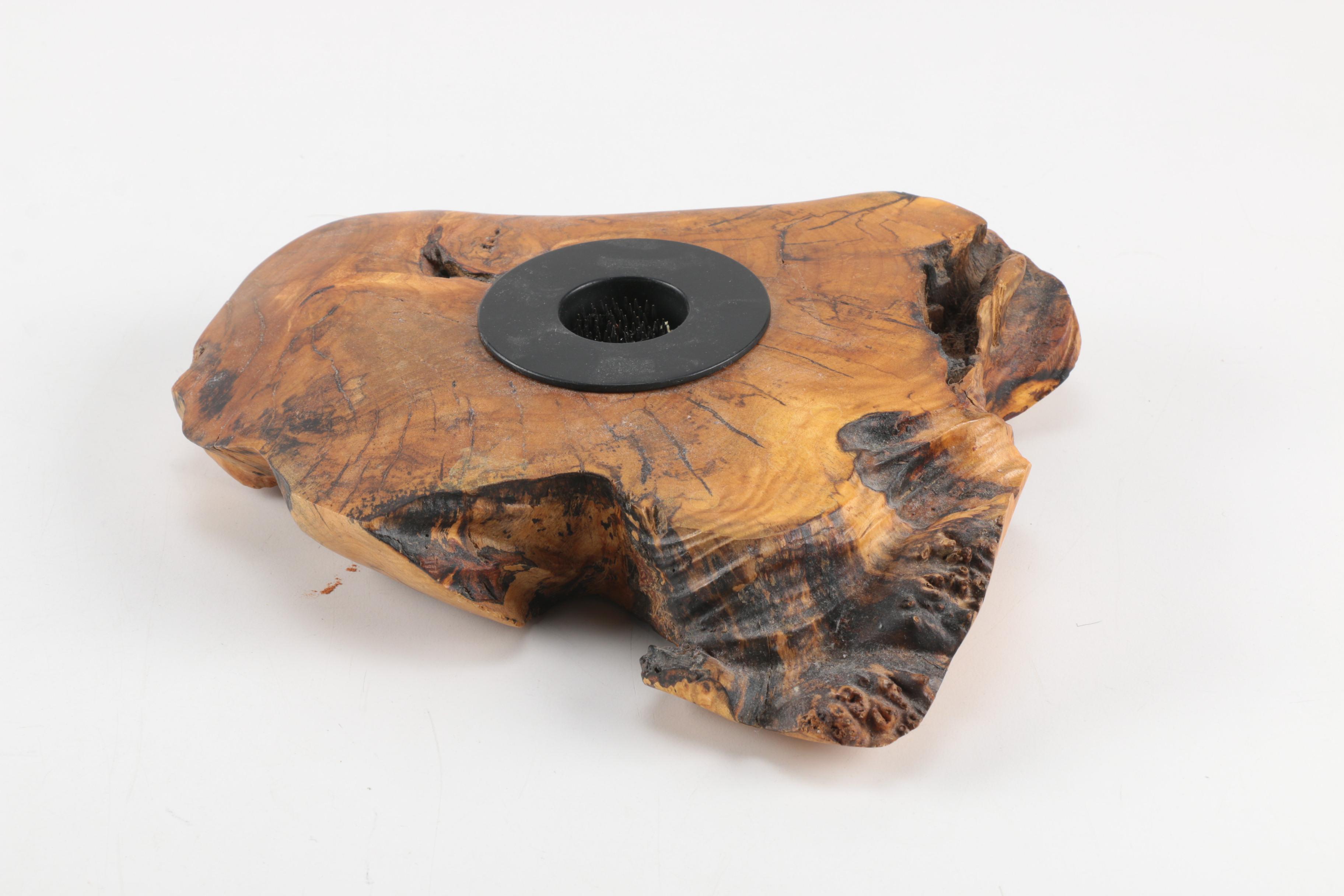 Decor Items Including Metal Flowers