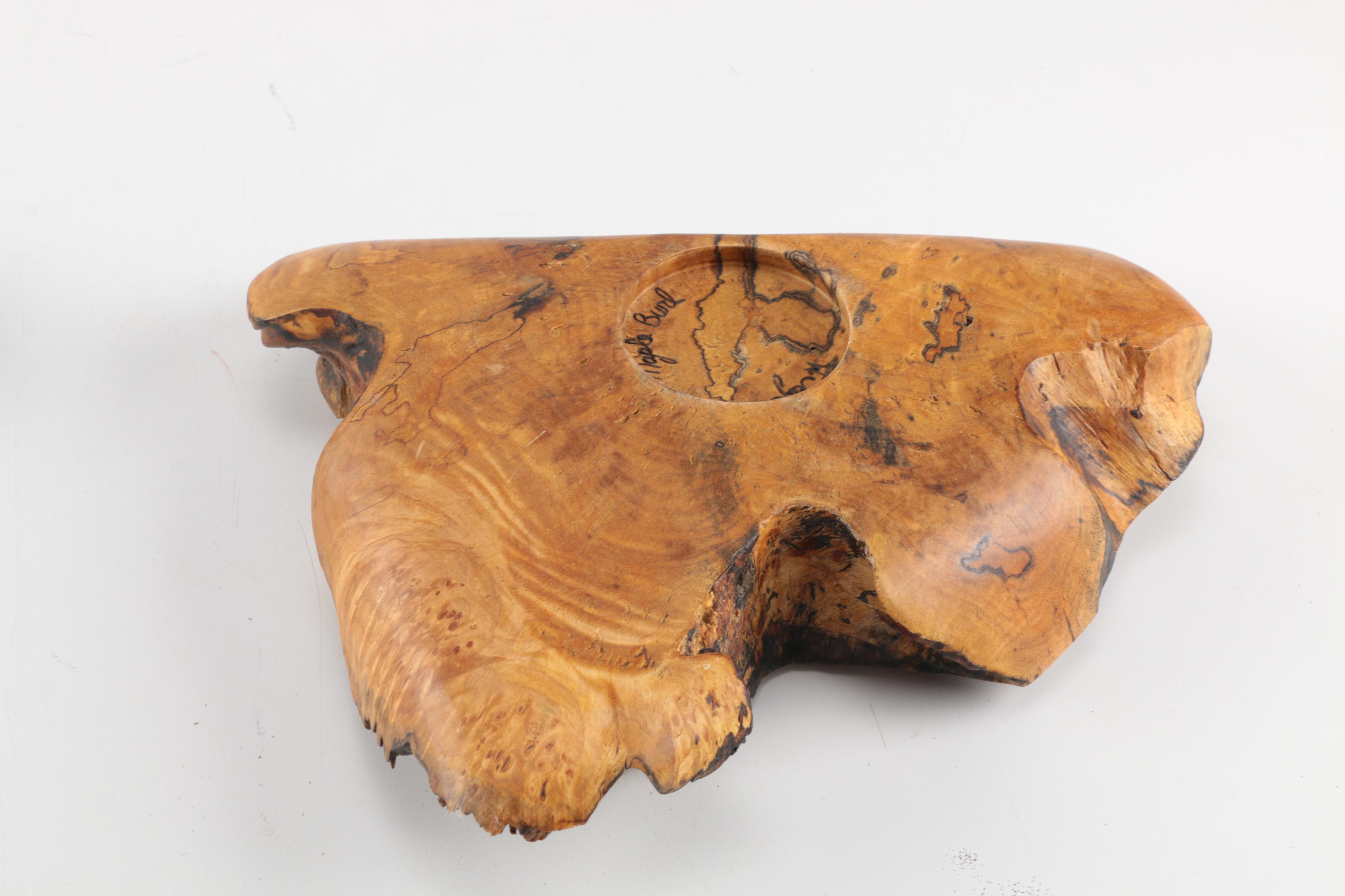 Decor Items Including Metal Flowers