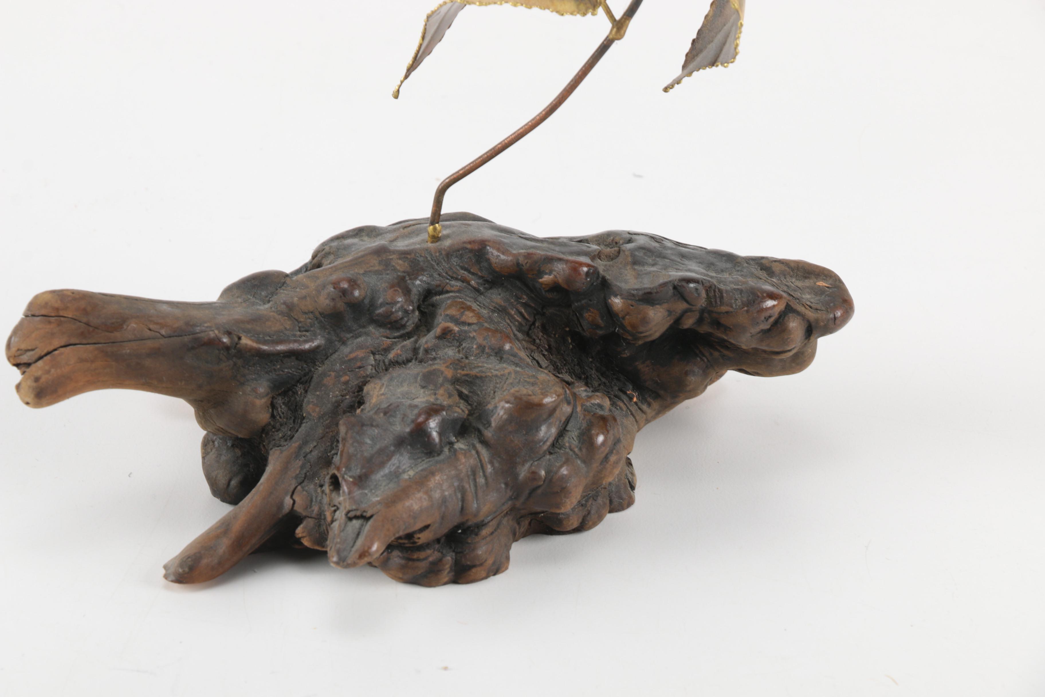 Decor Items Including Metal Flowers